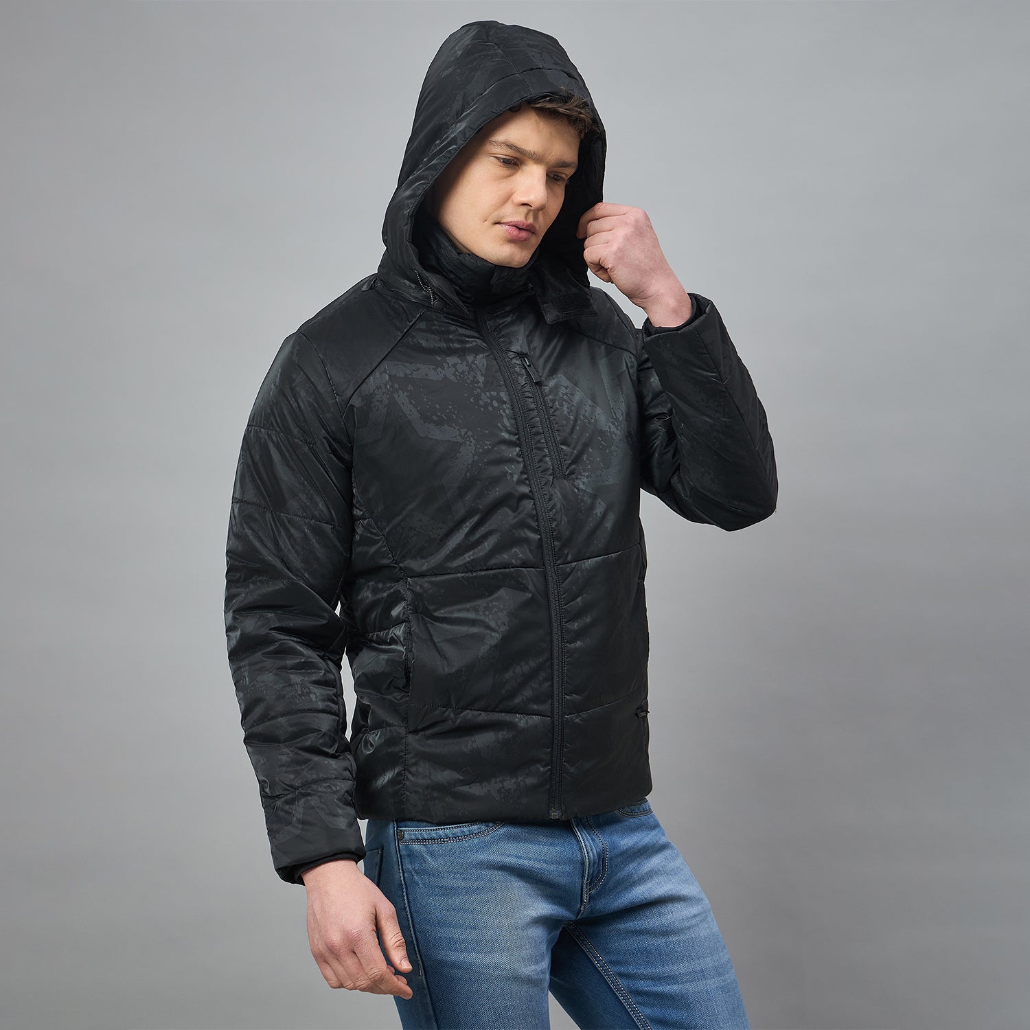 Duke Urban Men Full Sleeve Hooded Regular Jacket (SDZ2263)
