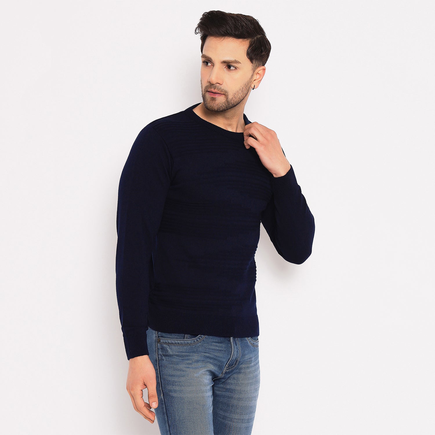 Duke Urban Men Full Sleeve Round Neck Pullover (SDS8085)