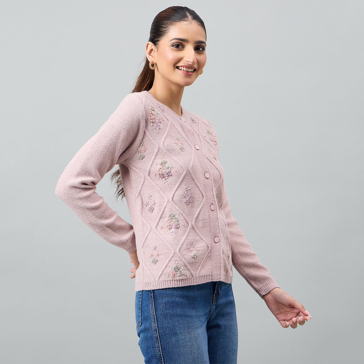 Duke Urban Women Front Open Short Sweater (SDS1406)