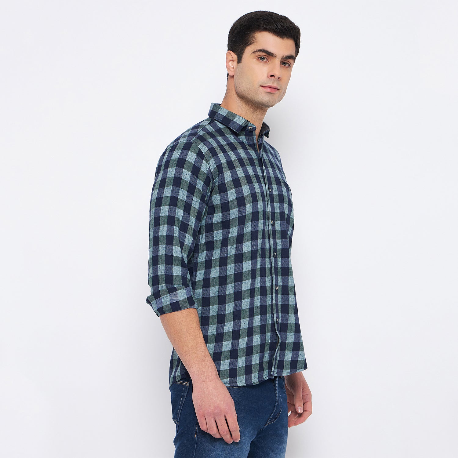 Duke Stardust Men Full Sleeve Cotton Shirt (SD8CKLA)