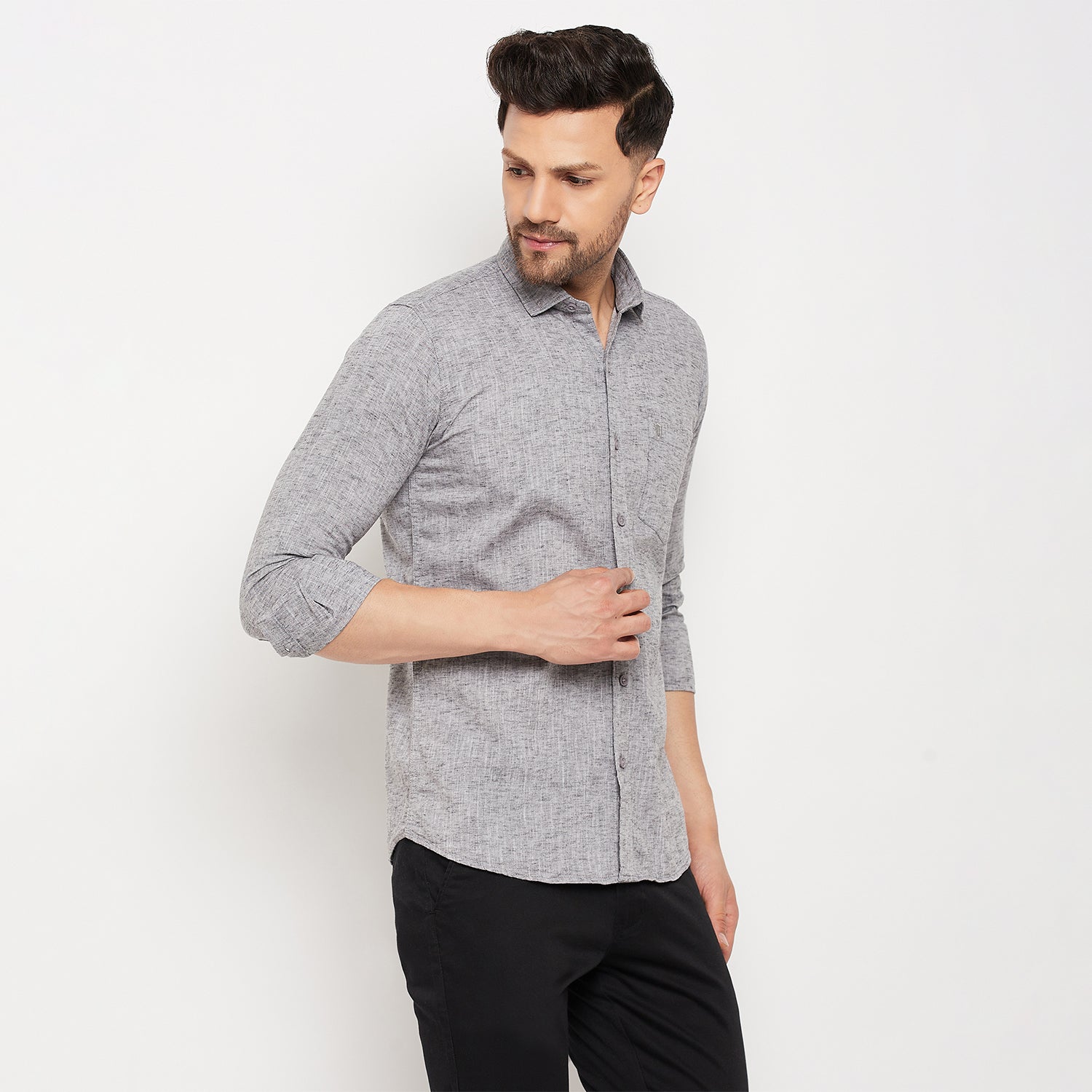 Duke Urban Men Full Sleeve Cotton Shirt (SDO8PLCA)