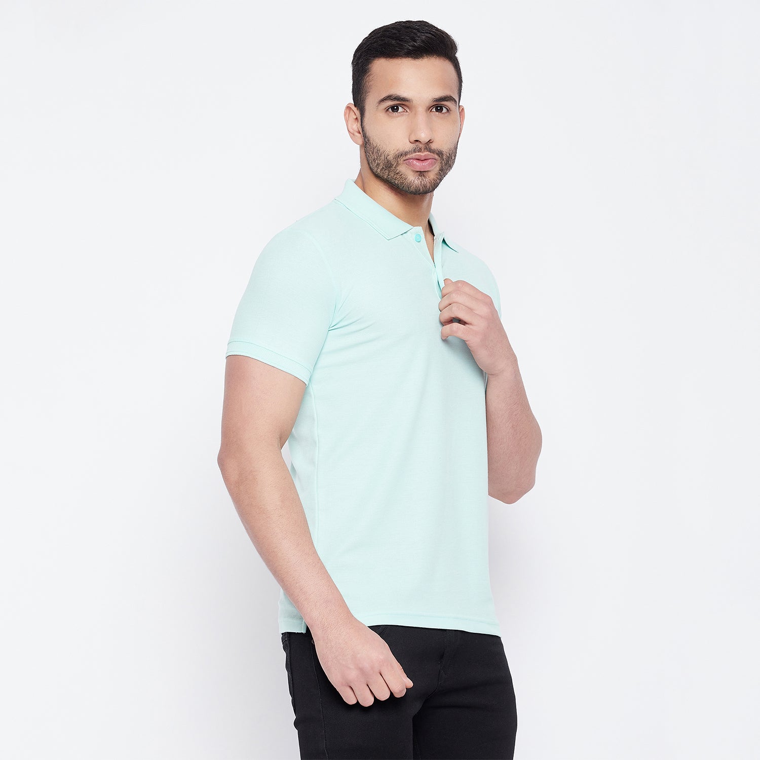 Duke Stardust Men Half Sleeve Polo Neck Cotton T-shirt (800F) More Colors