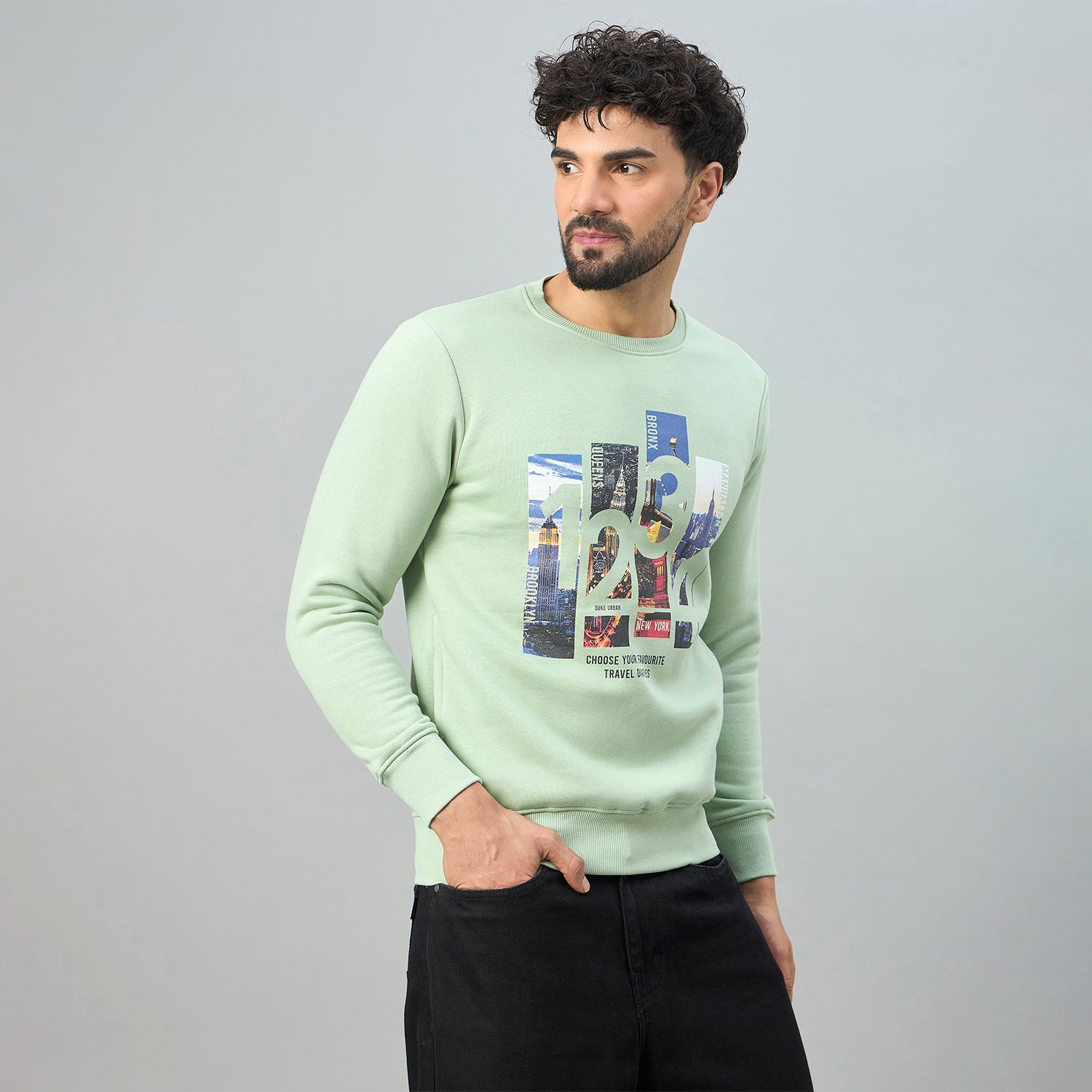 Duke Urban Men Round Neck Sweatshirt (LF6342)