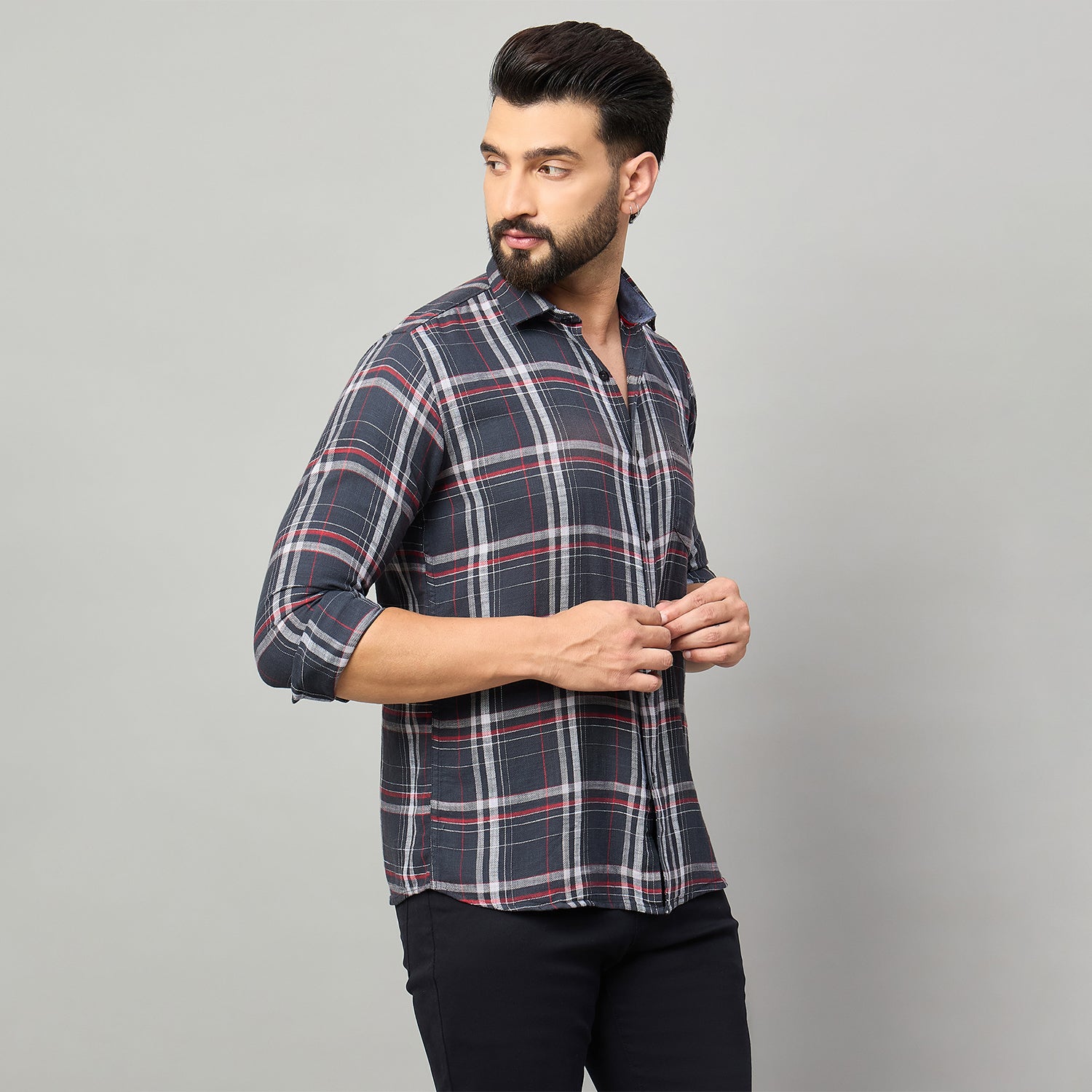 Duke Urban Men Full Sleeve Cotton Shirt (SDO8CKAT)