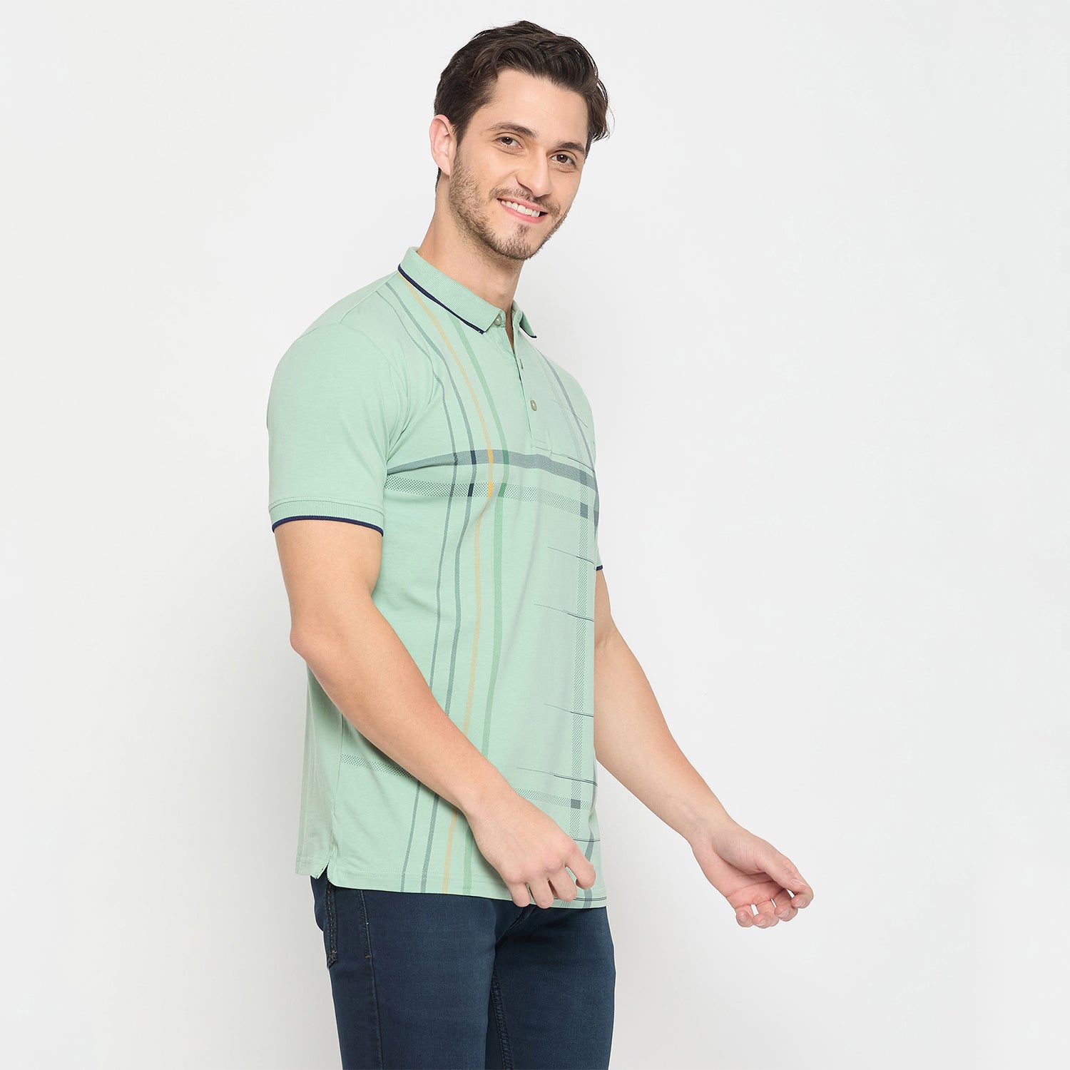 Duke Strardust Men Half Sleeve Cotton T-shirt (LF7139)