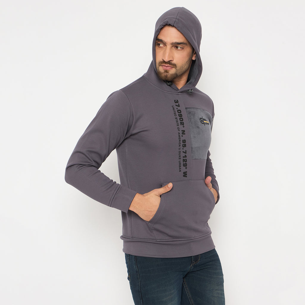 Duke Urban Men Full Sleeve Hooded Sweatshirt (LF6418)