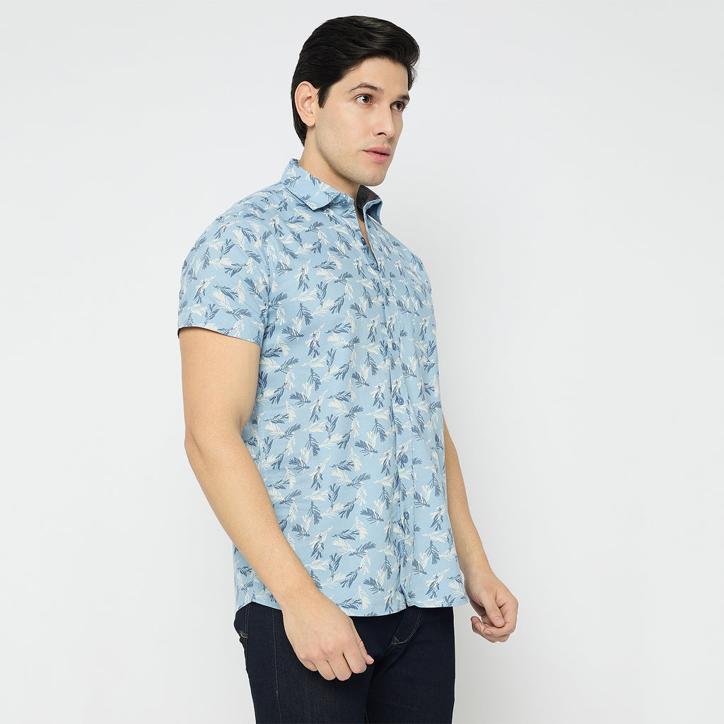 Duke Urban Men Half Sleeve Cotton Shirt (SDO4PRAH)