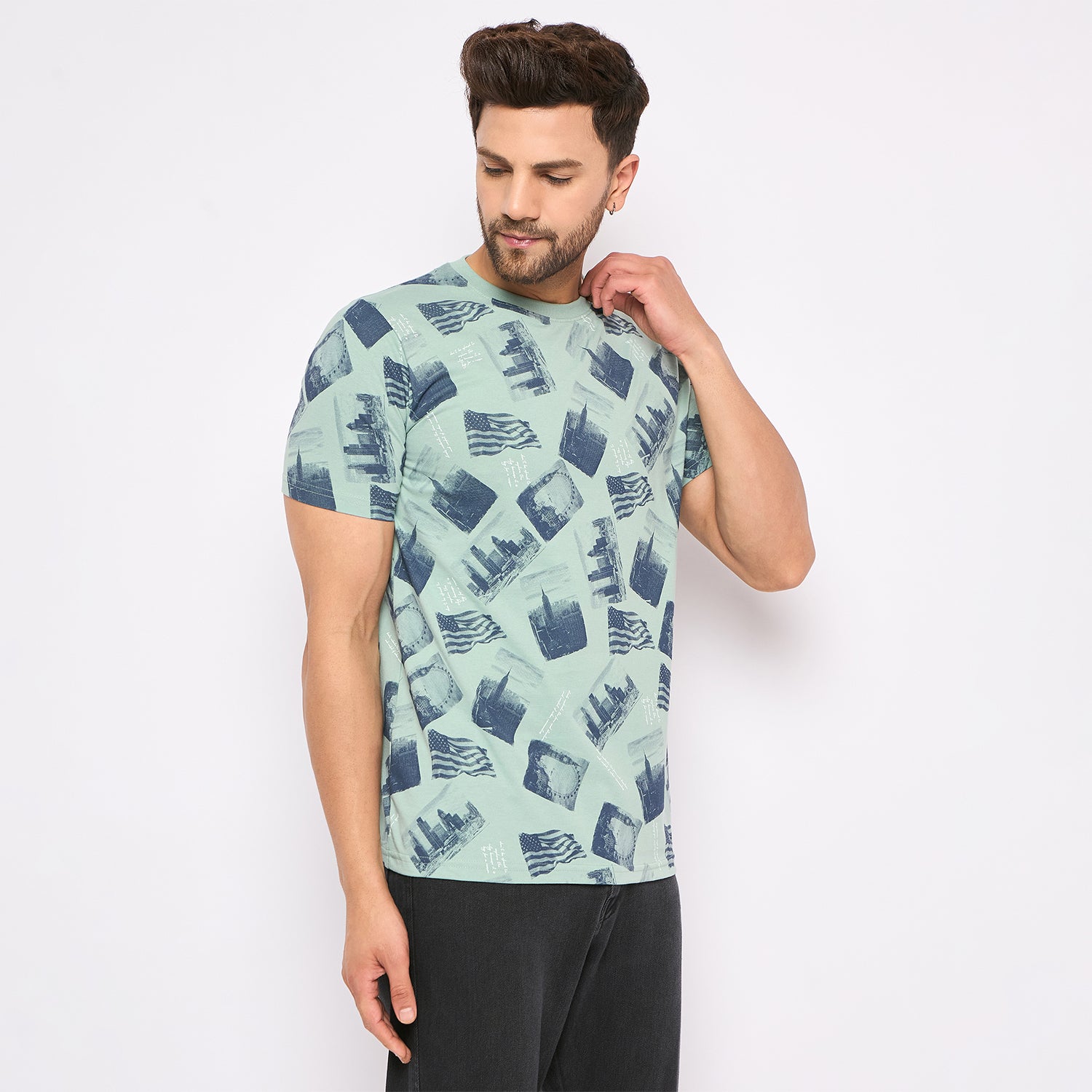 Duke Urban Men Half Sleeve Cotton T-shirt (ONLF255)