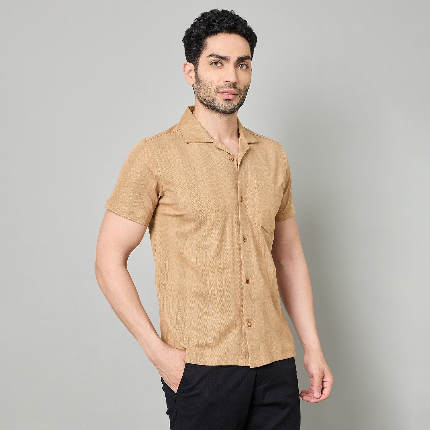 Duke Urban Men Half Sleeve Cotton Shirt (LF7762)