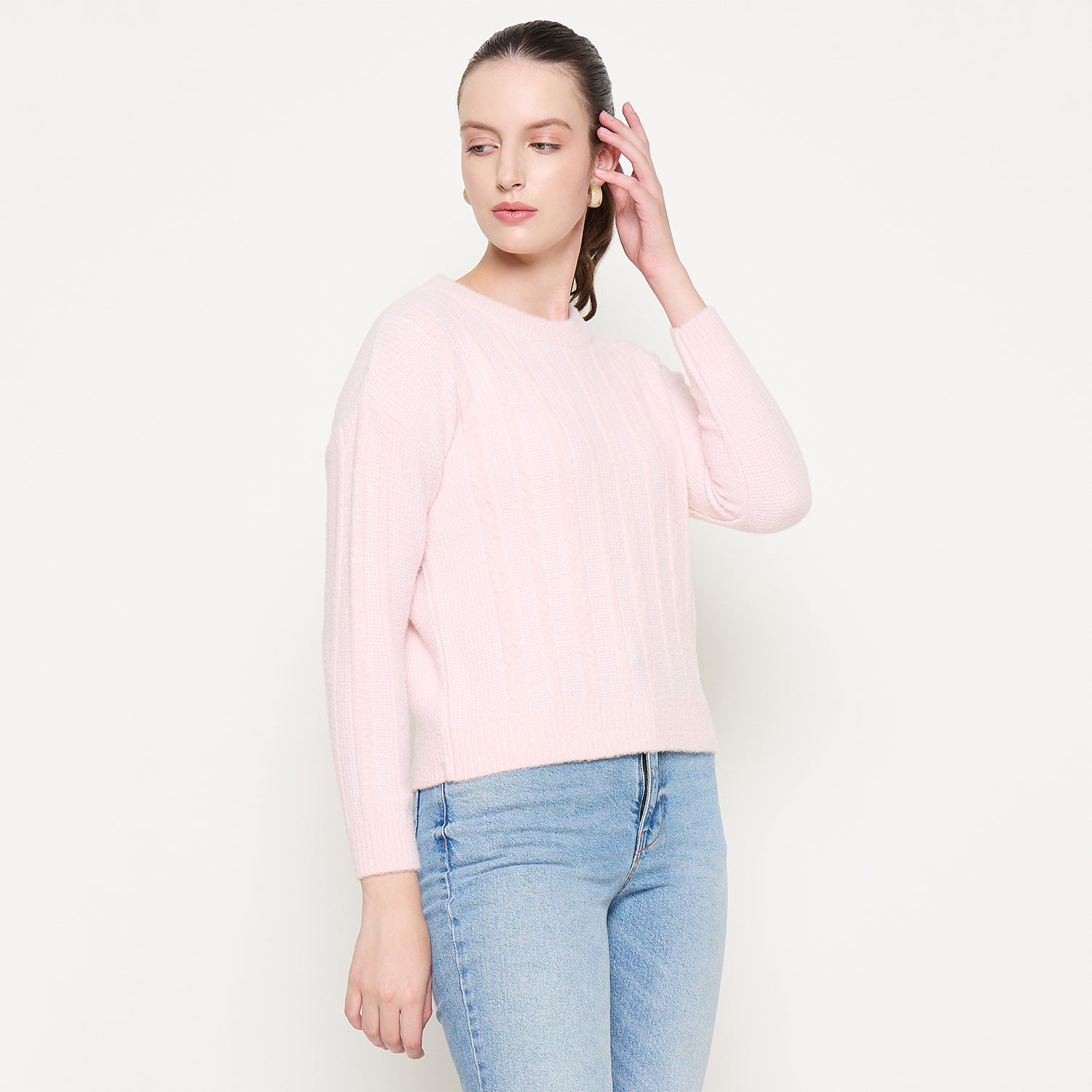 Duke Urban Women Full Sleeve Round Neck Pullover (SDS1391)