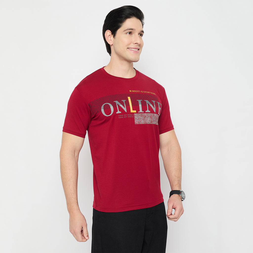 Duke Urban Men Half Sleeve Cotton Tshirt (LF5773)