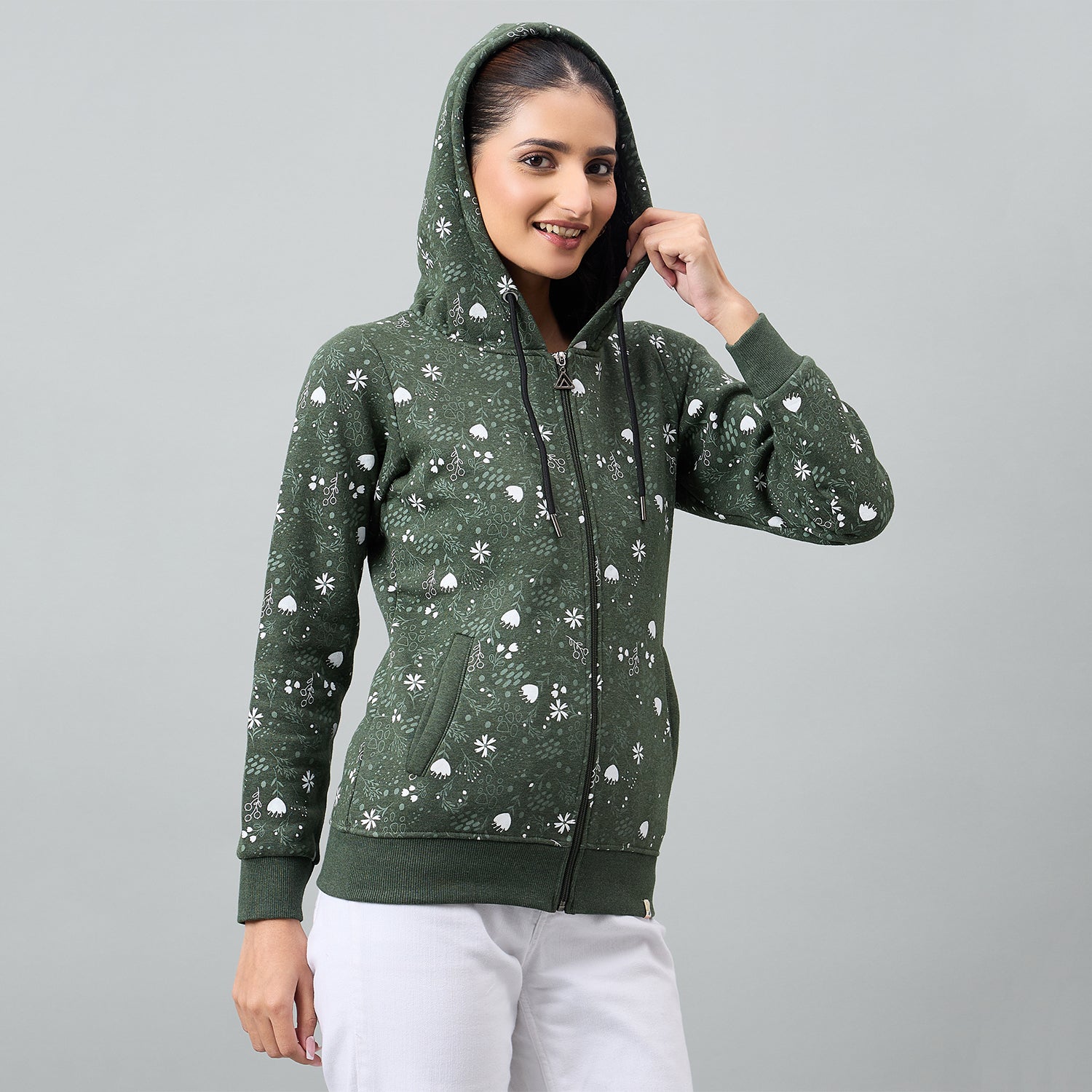 Duke Urban Women Full Sleeve Hooded Sweatshirt (LFX942)