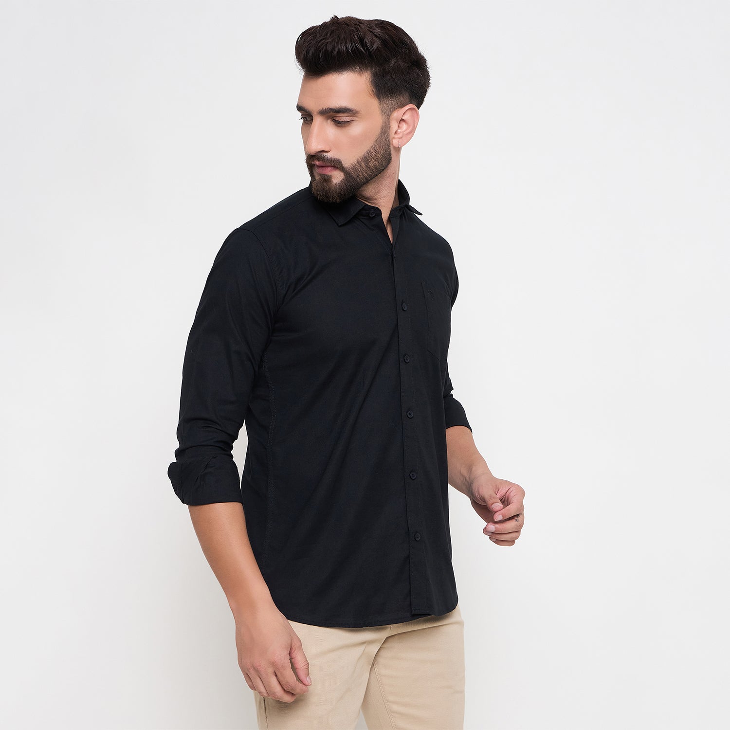 Duke Urban Men Full Sleeve Cotton Shirt (SDO8PLOS)
