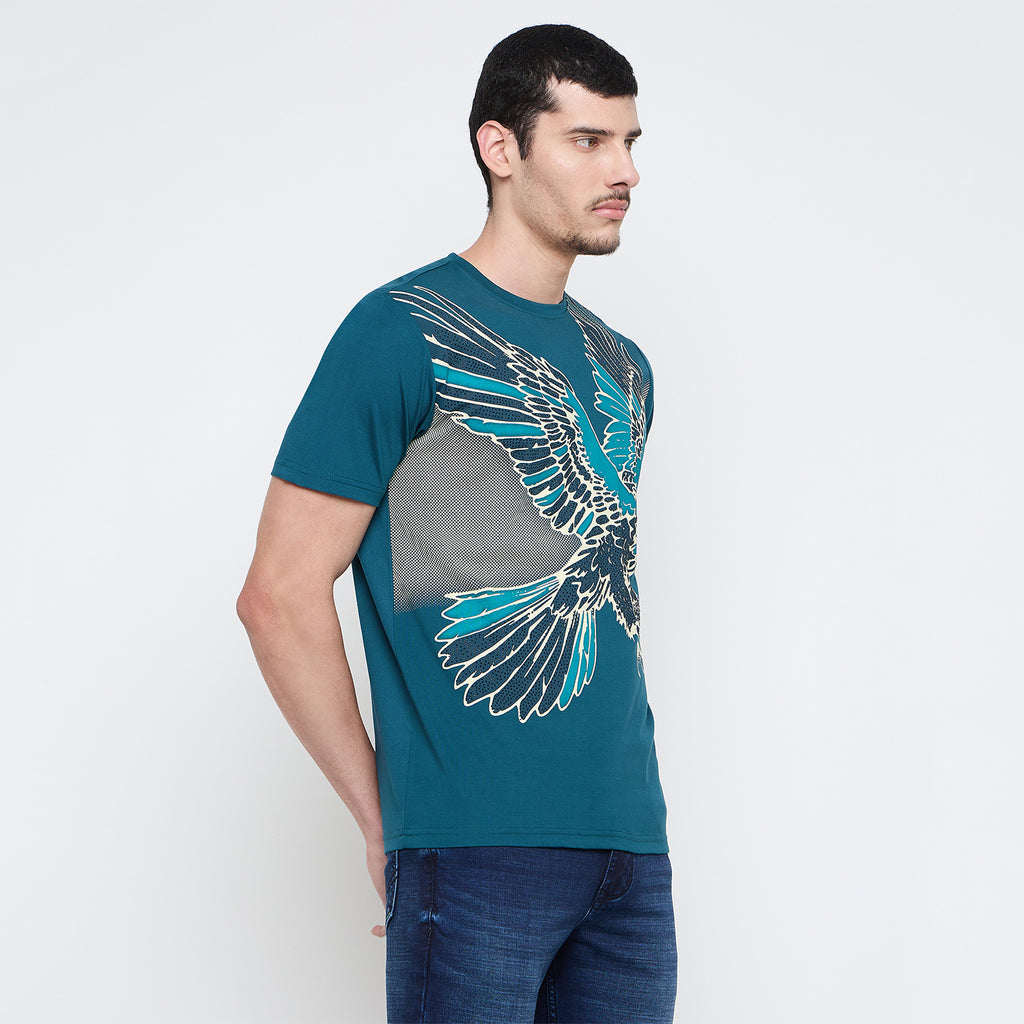 Duke Urban Men Half Sleeve Cotton Round Neck Tshirt (LF7591)