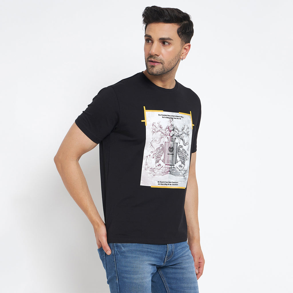 Duke Urban Men Half Sleeve Cotton T-shirt (LF7079)