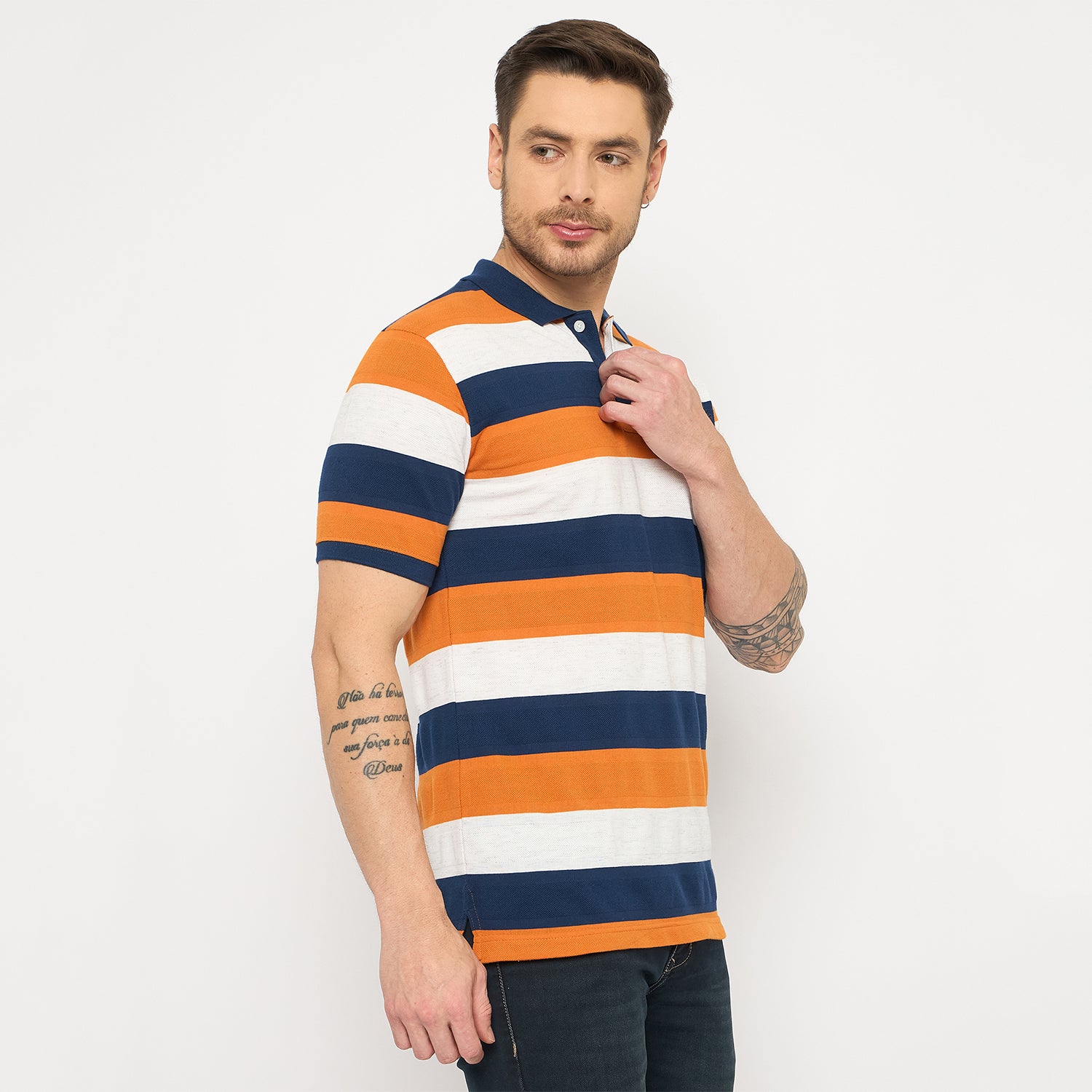Duke Urban Men Half Sleeve Cotton Tshirt (LF7497)