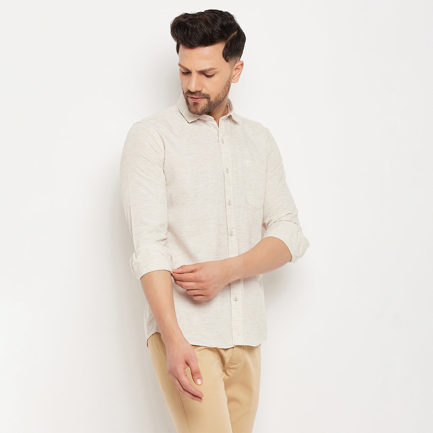 Duke Urban Men Full Sleeve Cotton Shirt (SDO8PLCB)