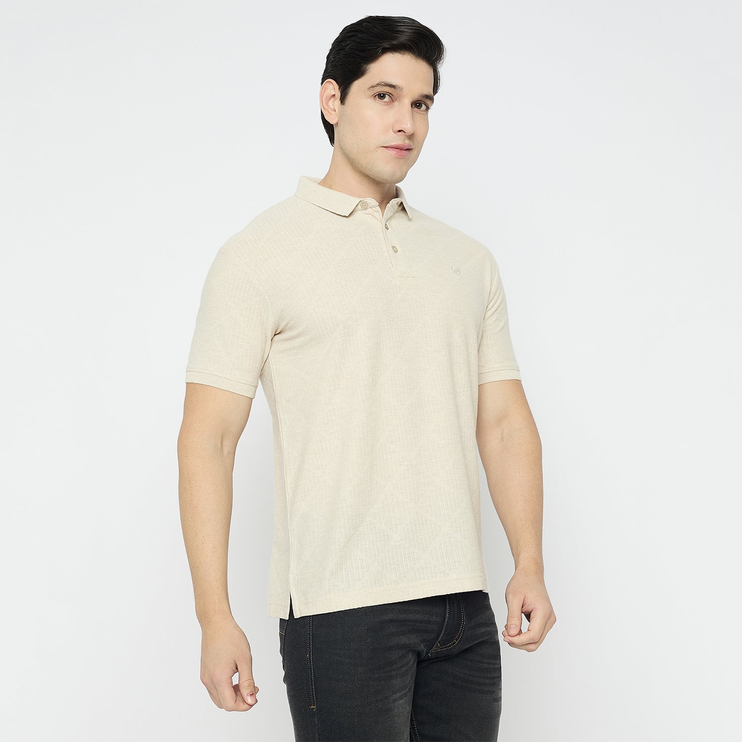 Duke Urban Men Half Sleeve Cotton Collared Tshirt (LF7558)