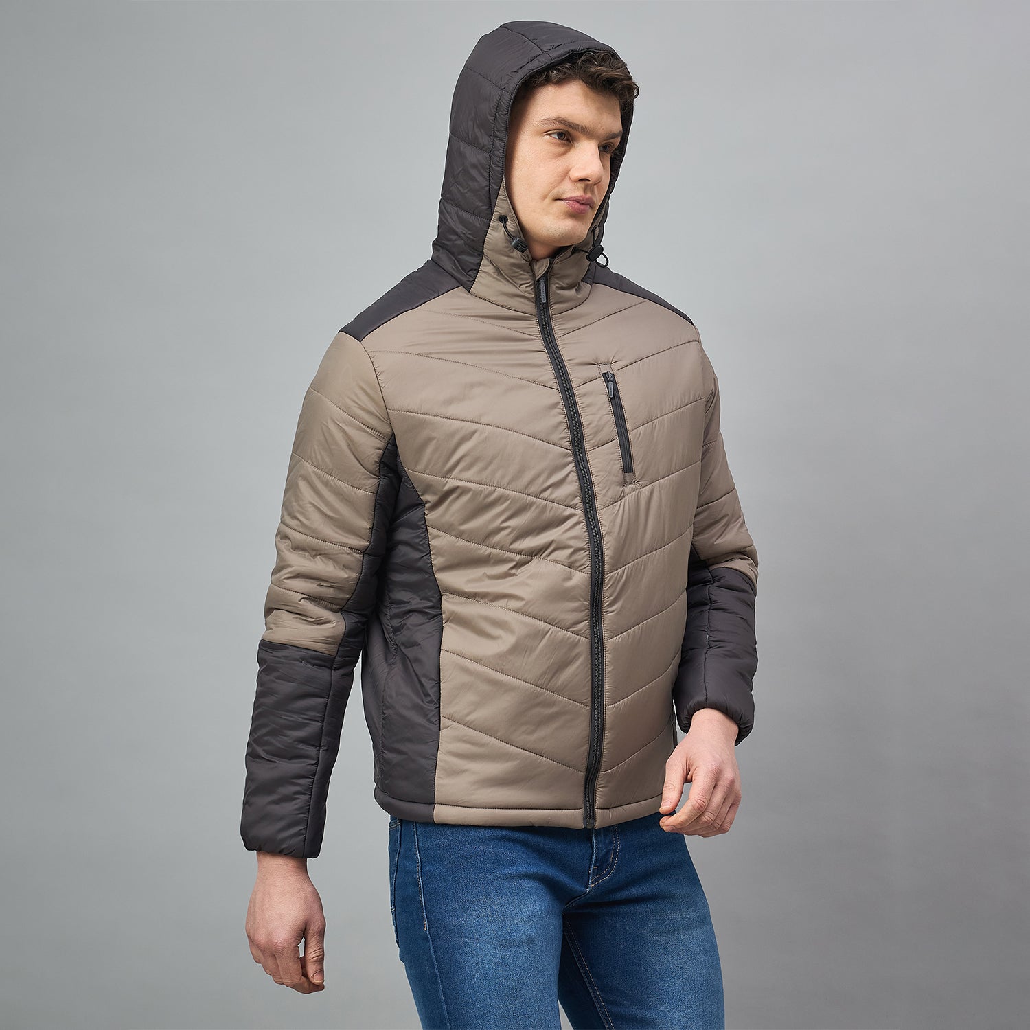 Duke Urban Men Full Sleeve Hooded Jacket (SDZ2329)
