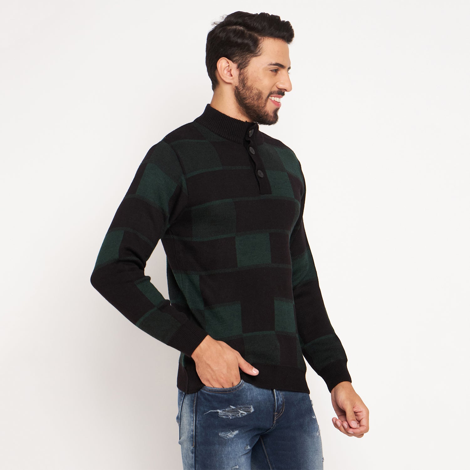Duke Urban Men Full Sleeve High Neck Pullover (SDS2001)