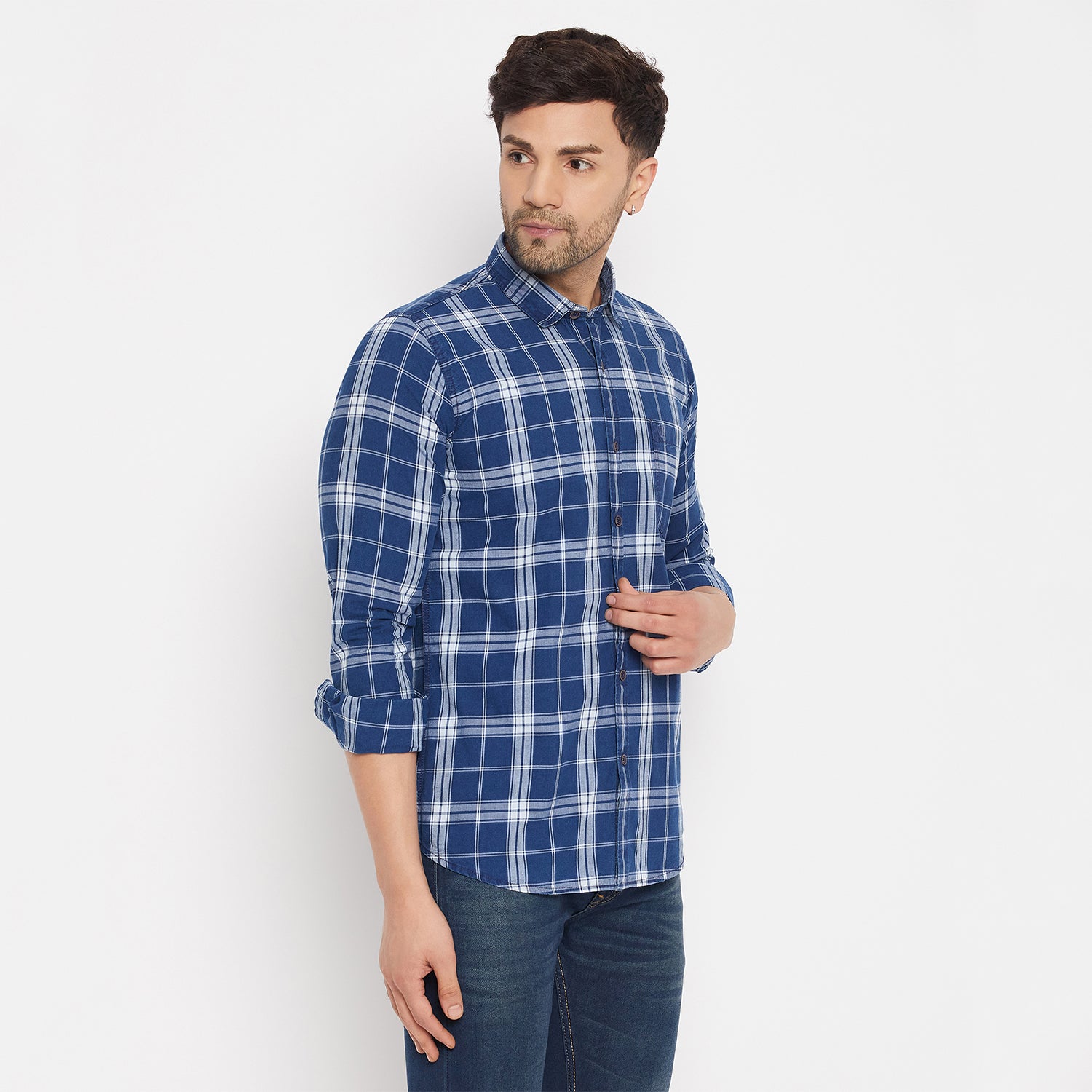 Duke Urban Men Full Sleeve Cotton Shirt (SDO9CKTI)