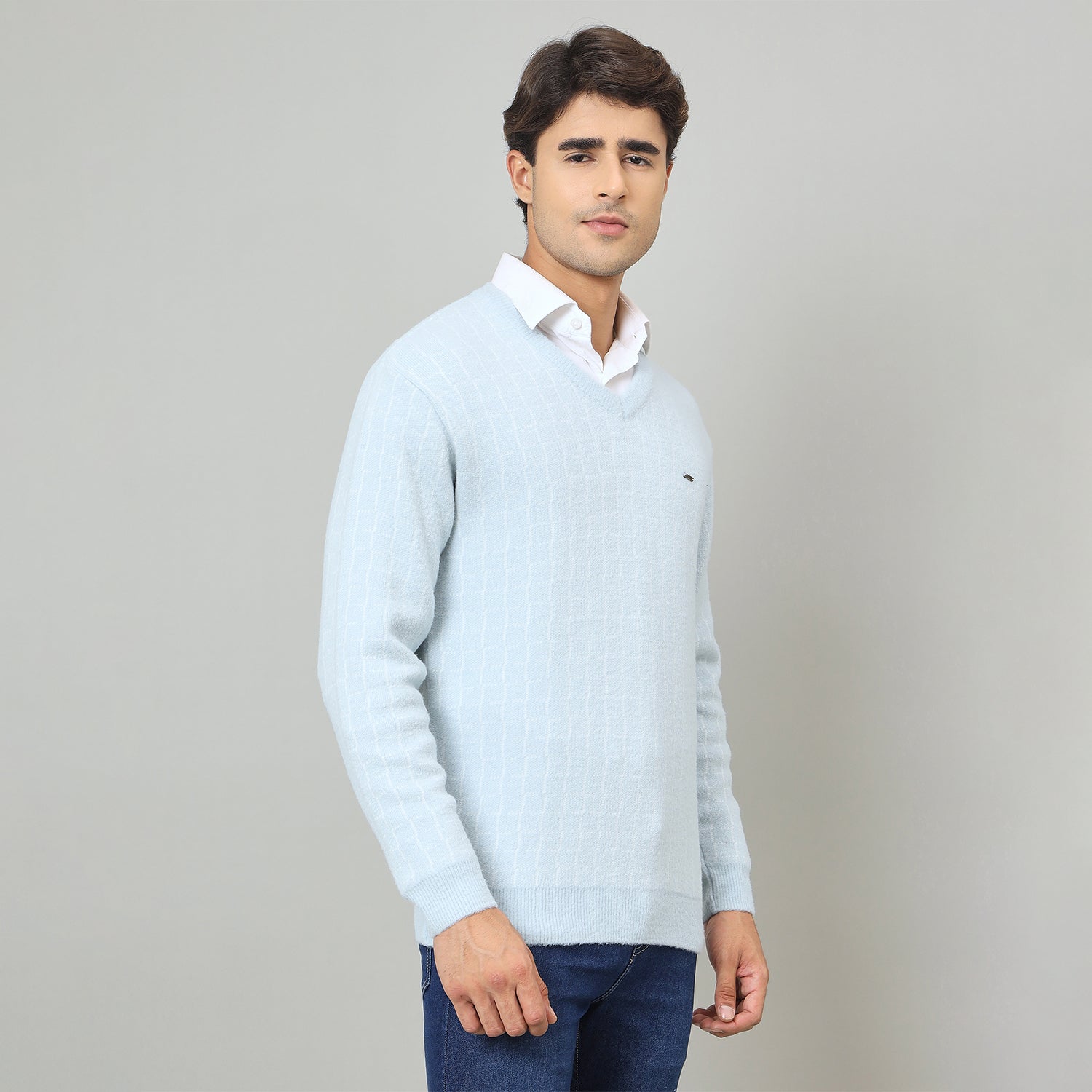 Duke Urban Men V-Neck Full Sleeve Sweater (SDS2235)