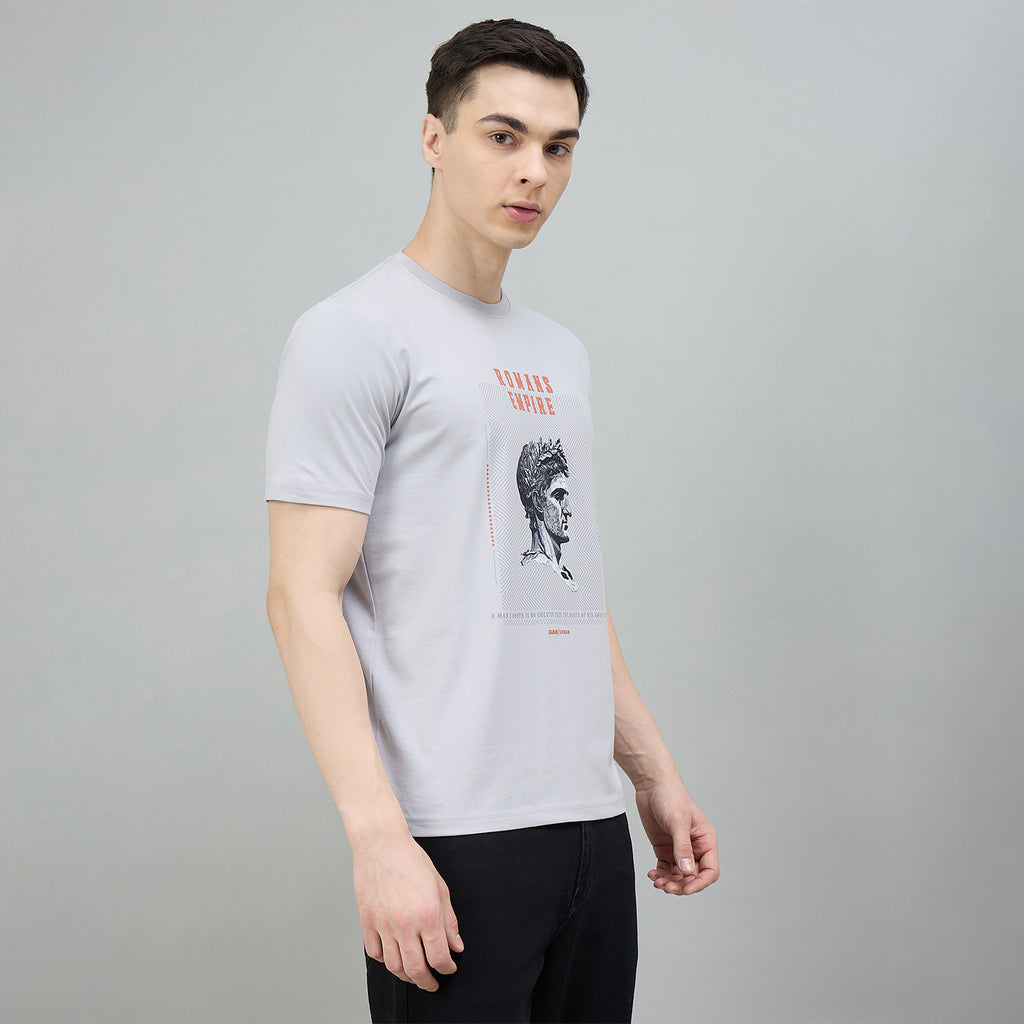 Duke Urban Men Graphic Print Half Sleeve Round Neck Casual Tshirt (LF7504)