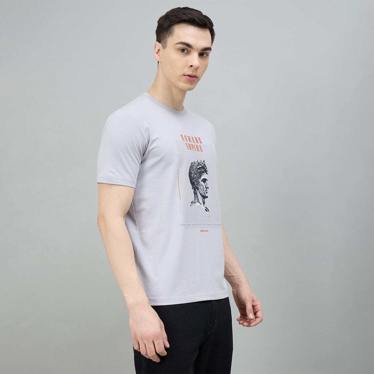 Duke Urban Men Graphic Print Half Sleeve Round Neck Casual Tshirt (LF7504)