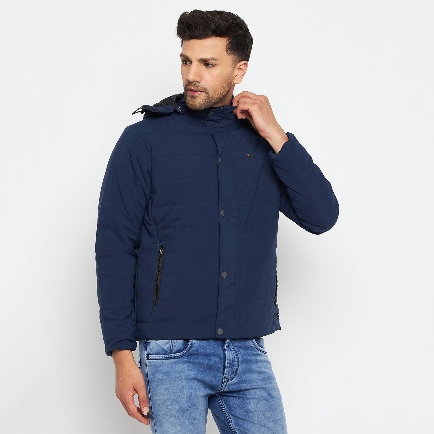 Duke Urban Men Full Sleeve Hooded Jacket (SDZ1877)