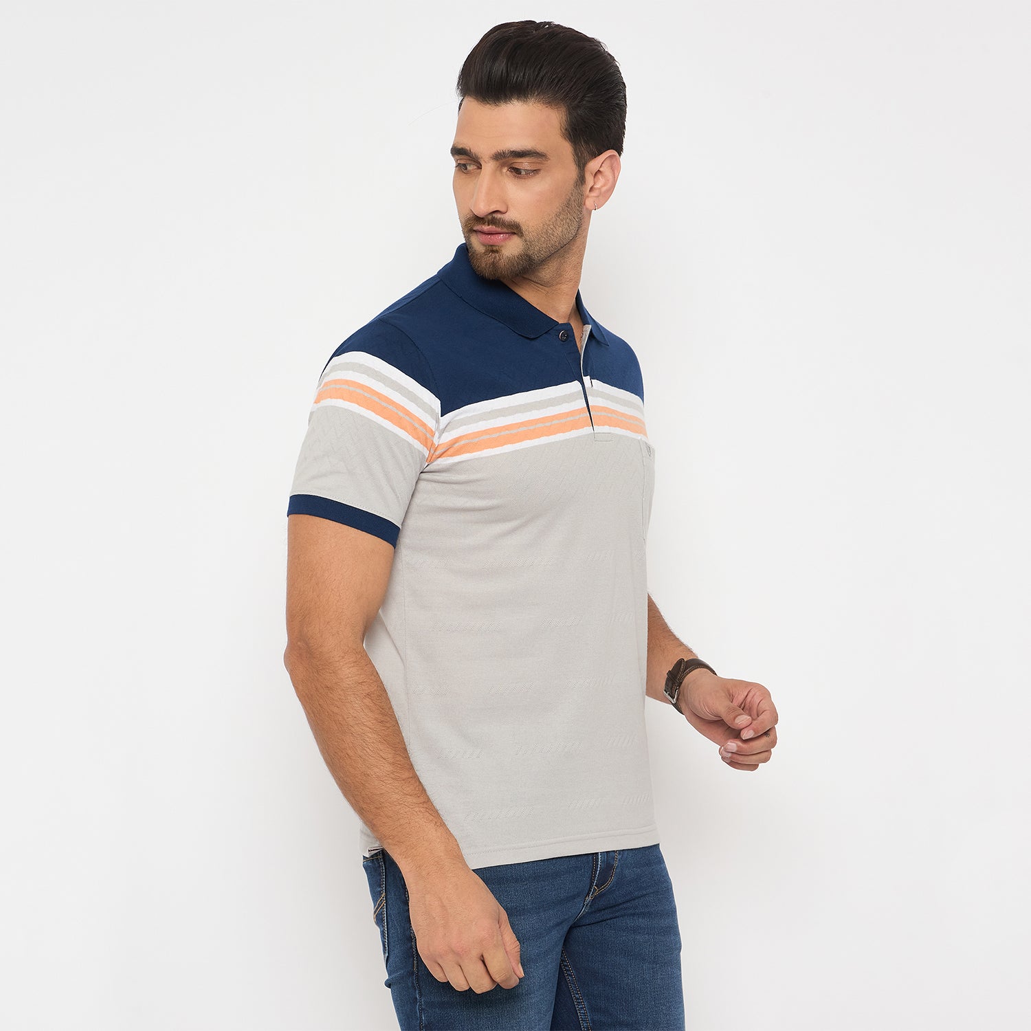 Duke Urban Men Half Sleeve Cotton Tshirt (LF7349)