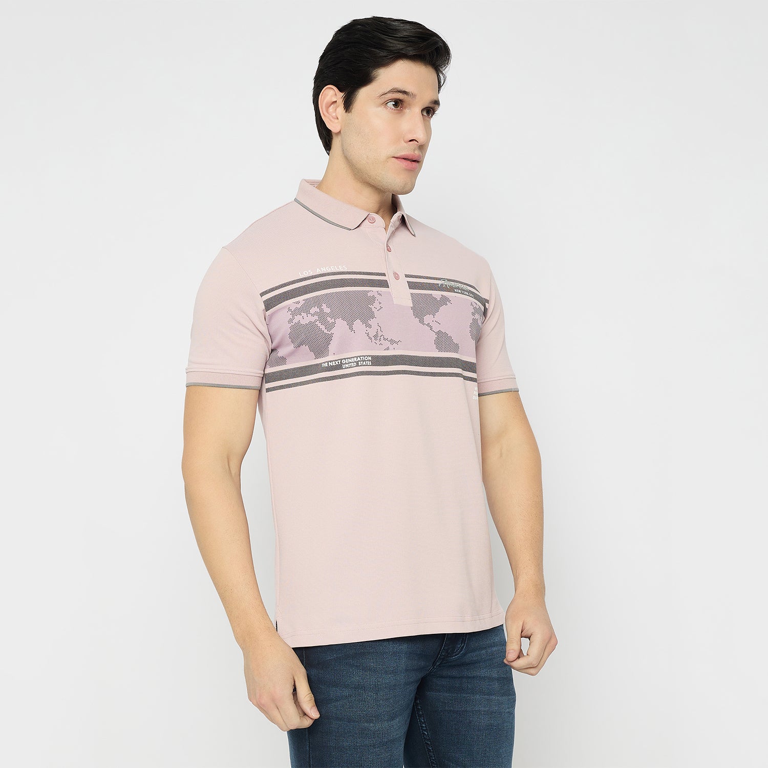 Duke Urban Men Half Sleeve Cotton Polo Tshirt(LF7167)