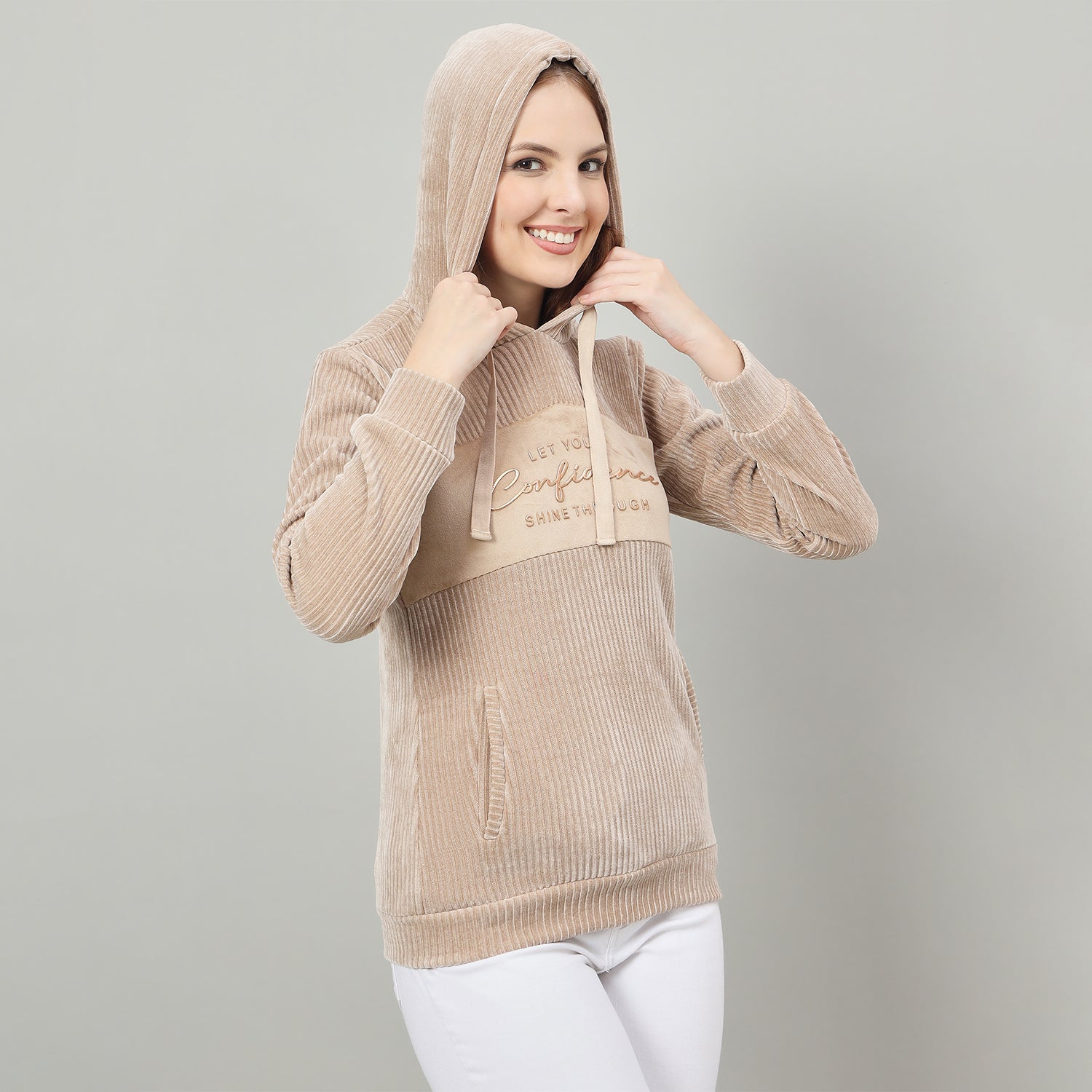 Duke Urban Women Hooded Regular Sweatshirt (LFX970)