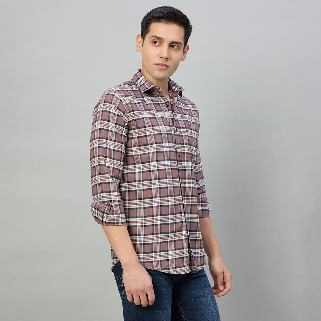 Duke Men Slim Fit Full Sleeve Oxford Cotton Shirt (SDO5CKCZ)