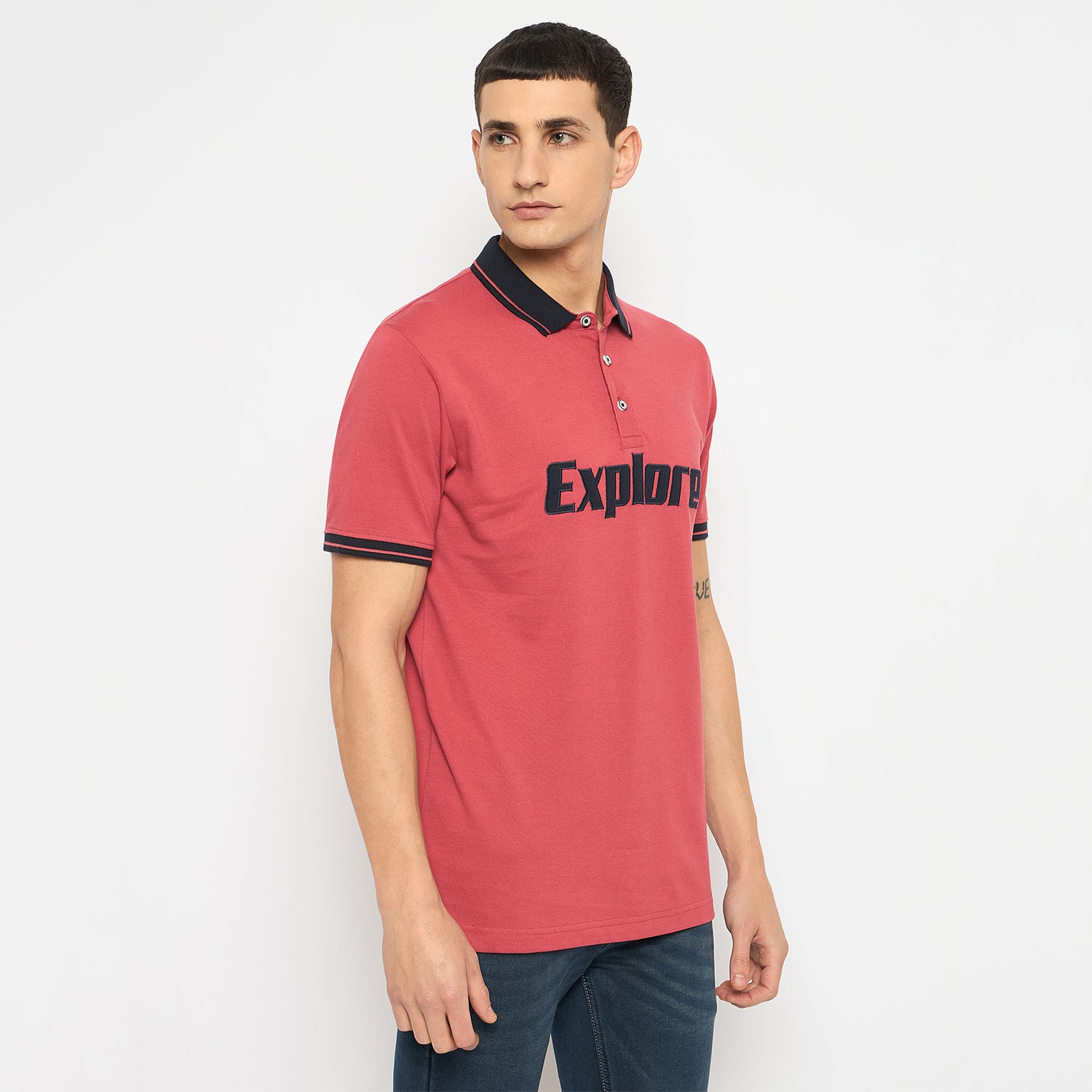 Duke Urban Men Half Sleeve Cotton Tshirt (LF7181)