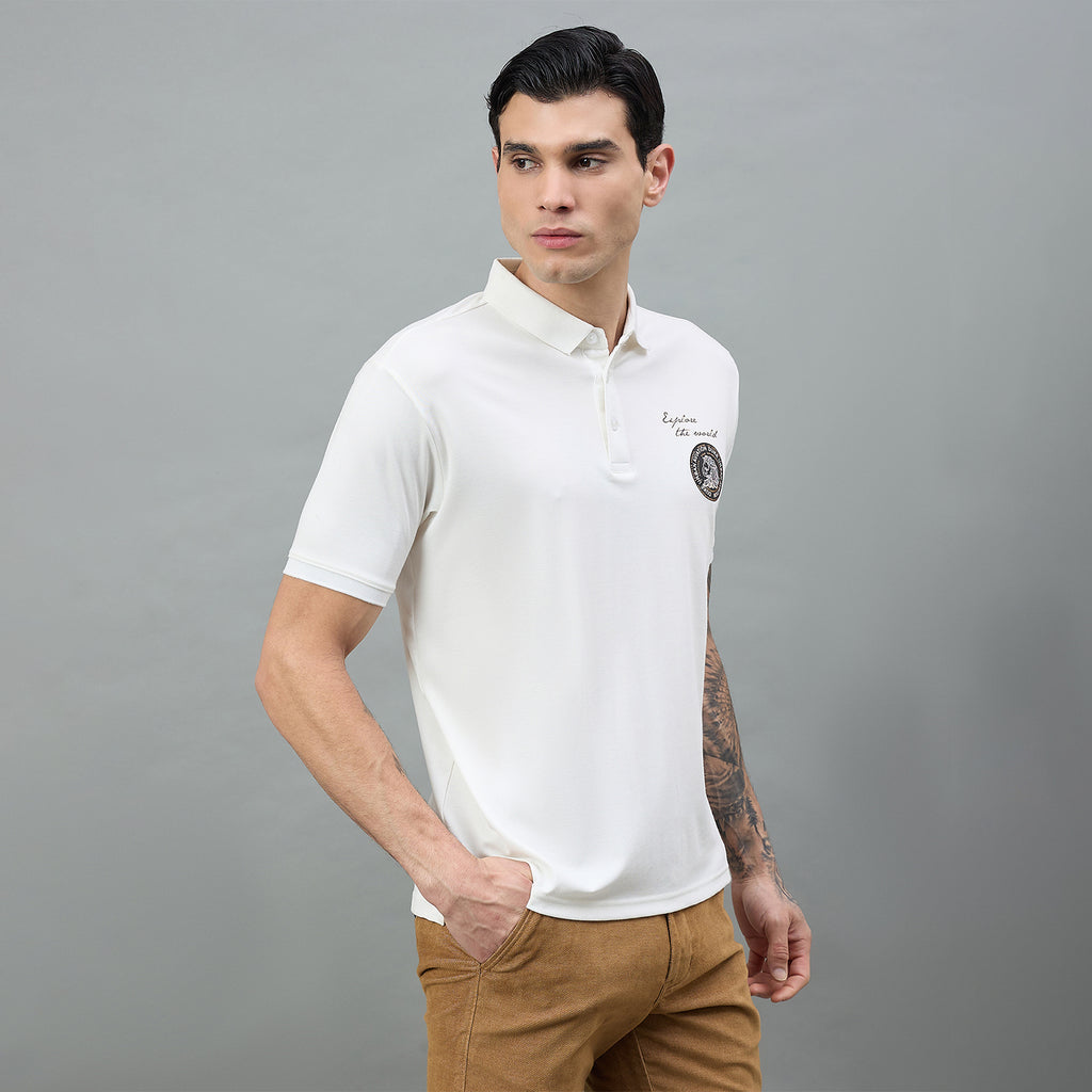 Duke Urban Men Polo Neck Half Sleeve Slim T-Shirt (LF7515)