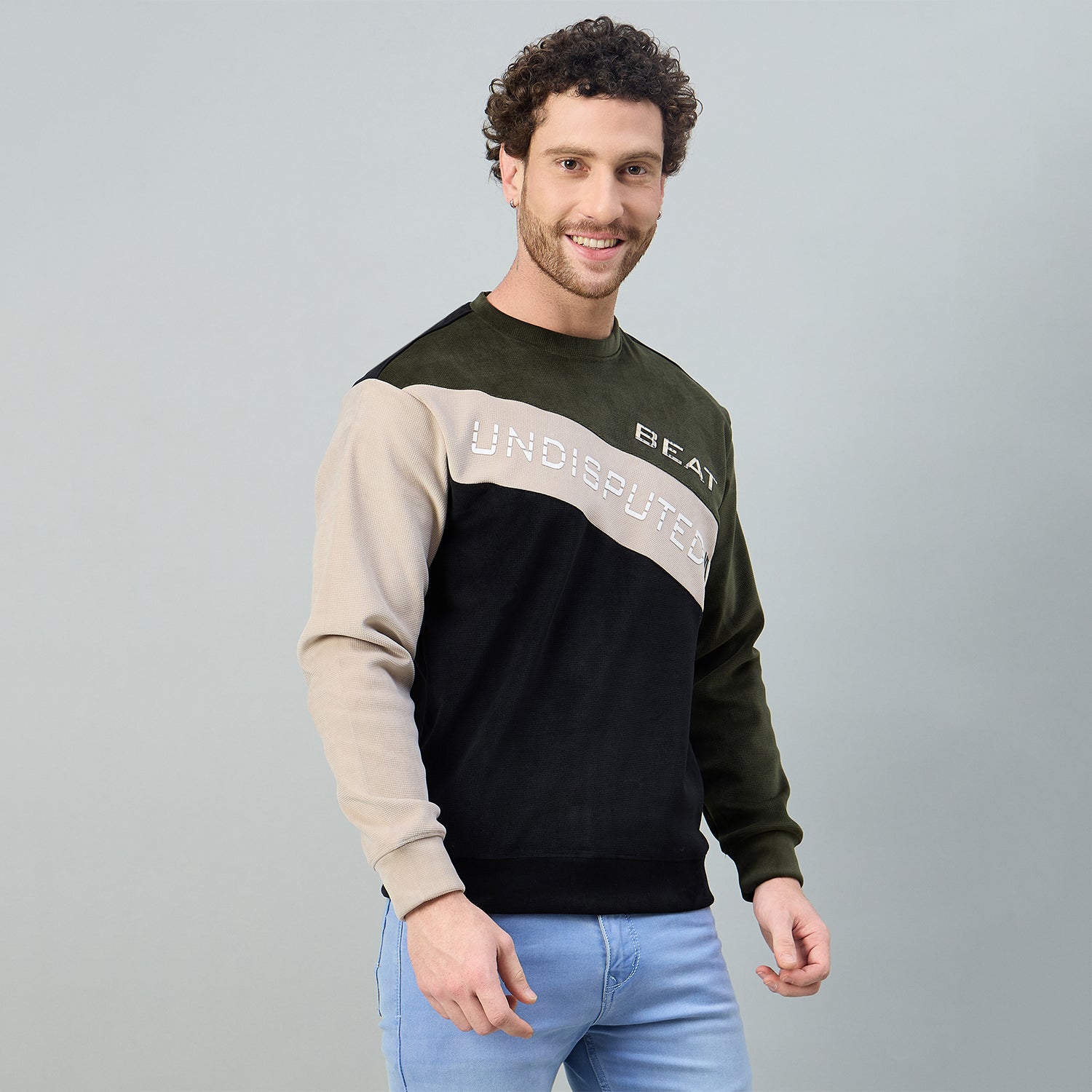 Duke Urban Men Round Neck Regular Sweatshirt (LF6442)