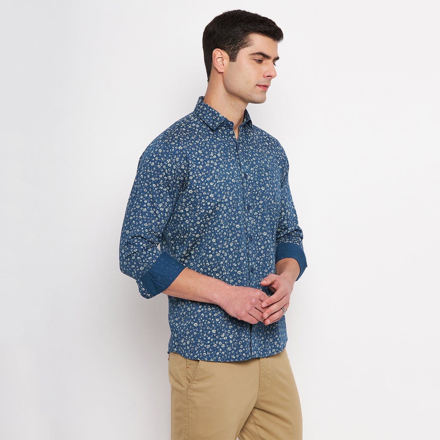 Duke Stardust Men Full Sleeve Cotton Shirt (SDO8PRSR)