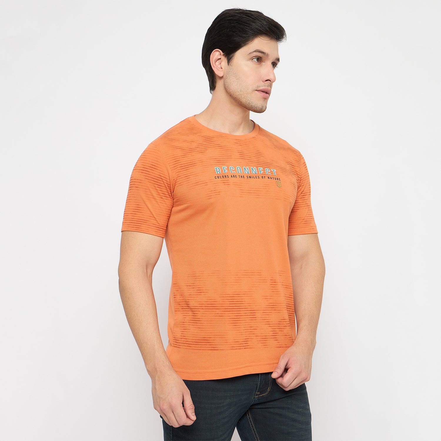 Duke Urban Men Half Sleeve Cotton Tshirt (ONLF259F)
