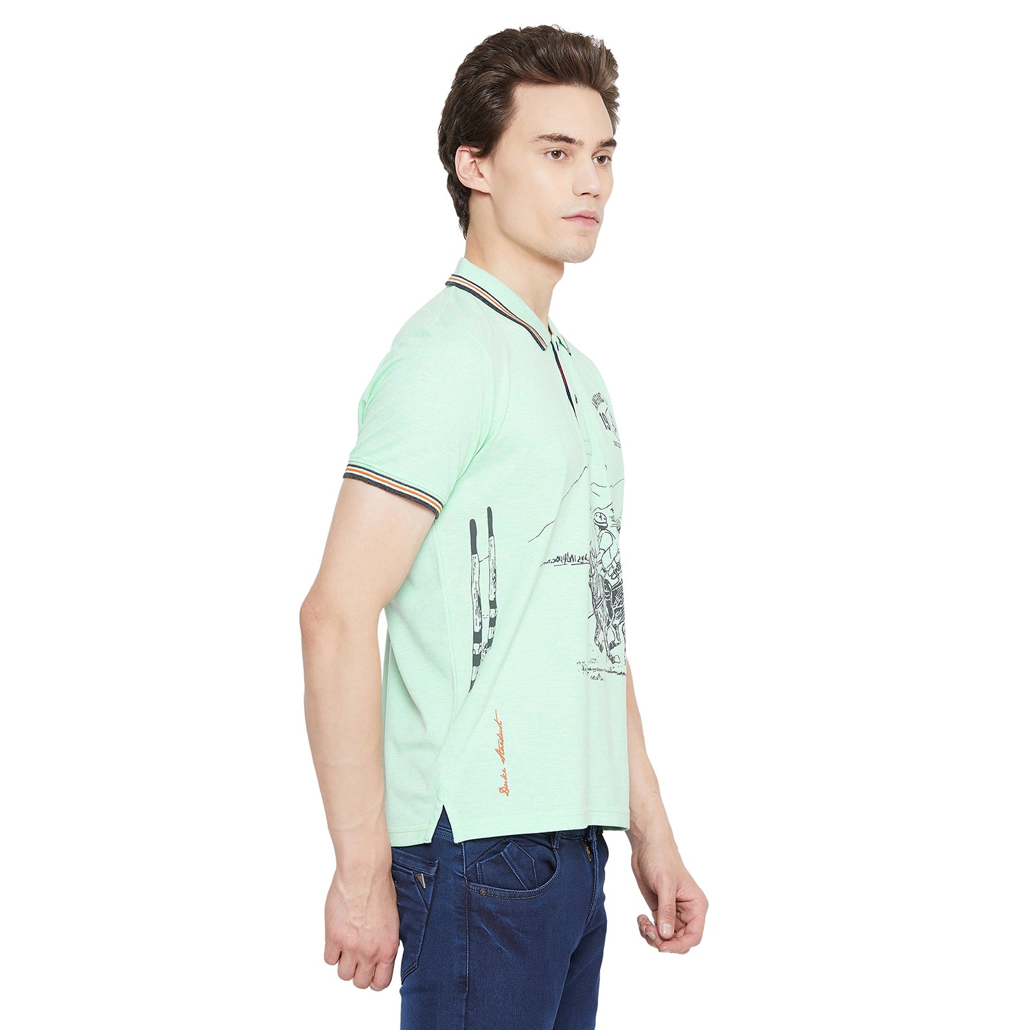 Duke Urban Men Half Sleeve Cotton T-shirt (LF4220)
