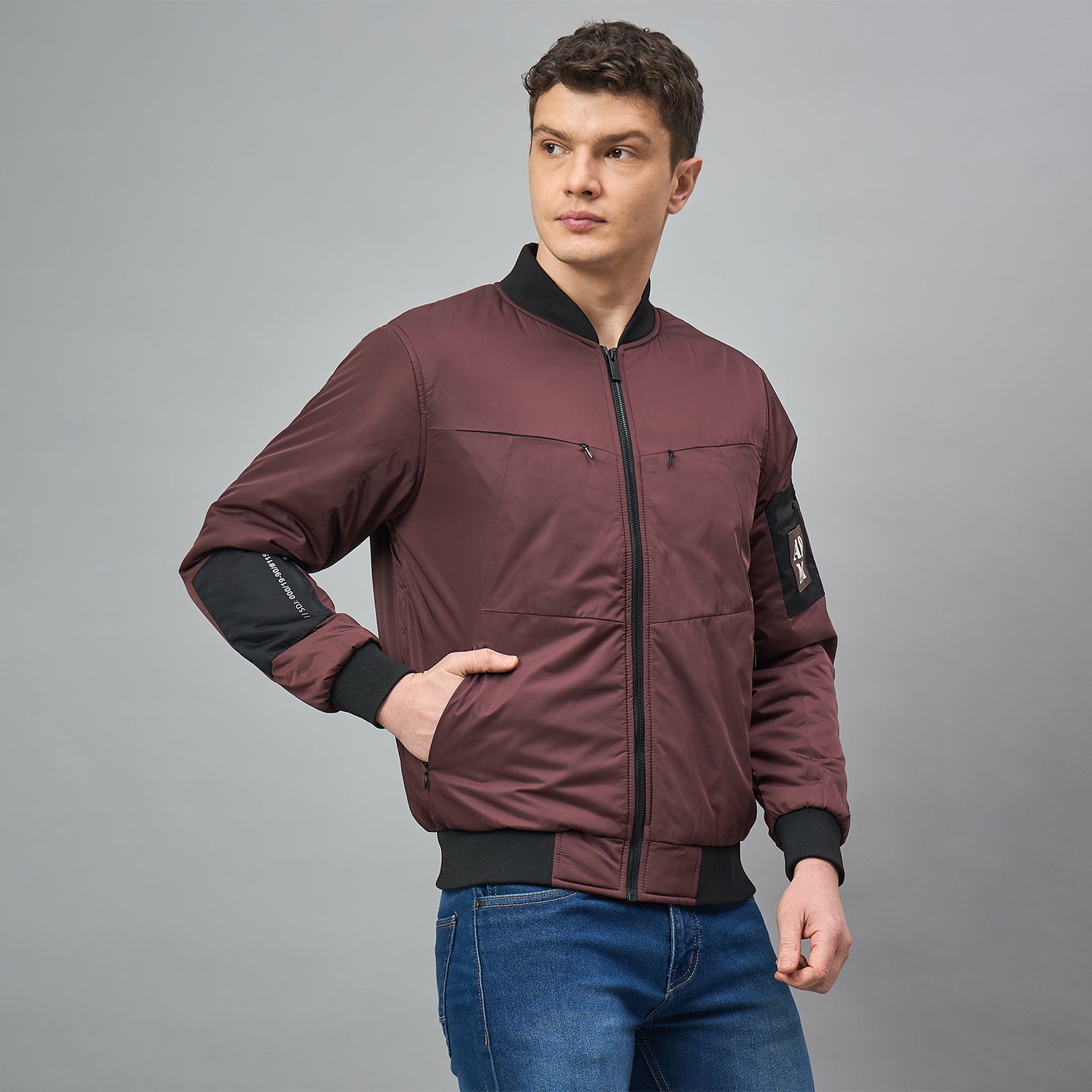 Duke Urban Men Full Sleeve Slim fit Bomber Jacket (SDZ3046)