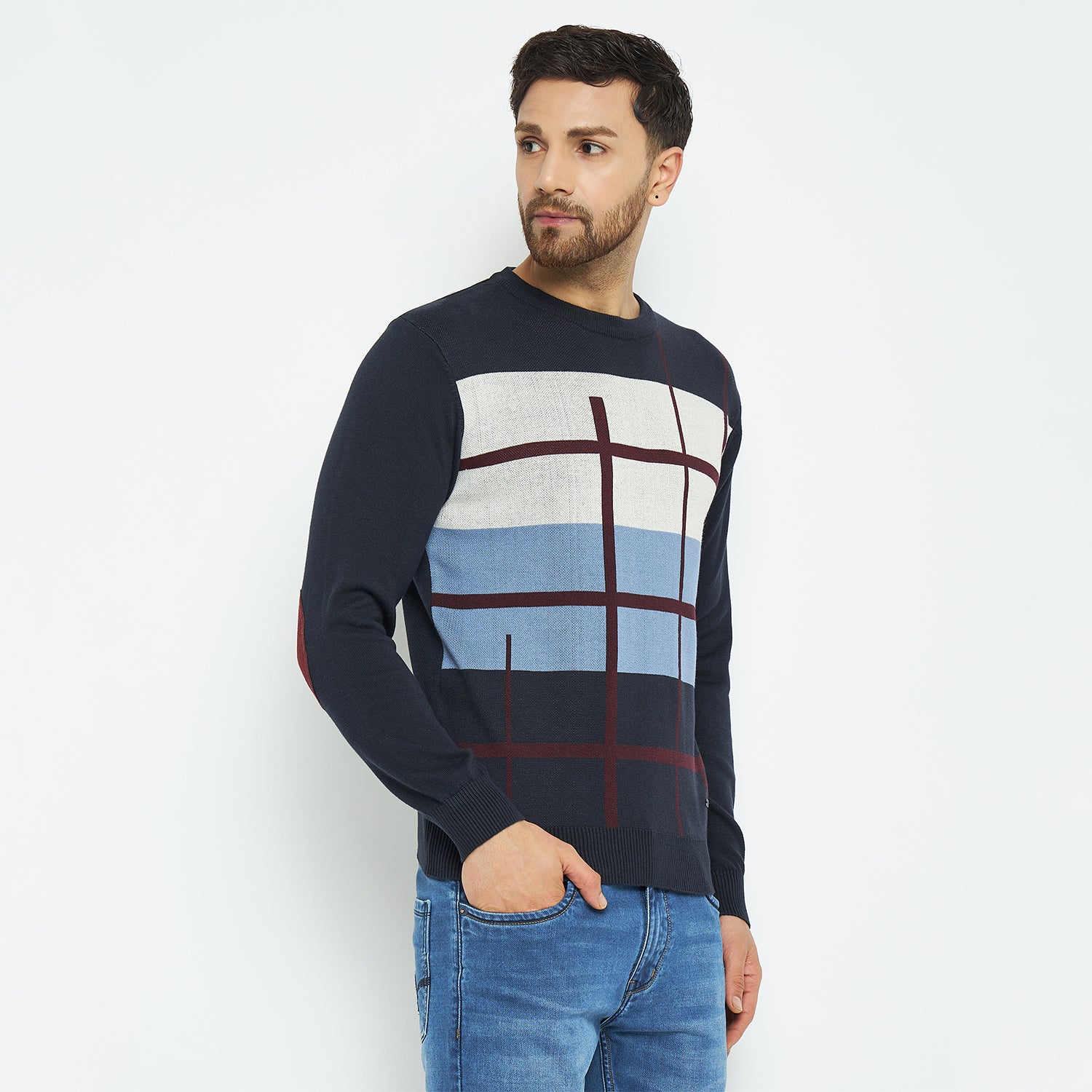 Duke Urban Men Full Sleeve Regular Fit Pullover (SDS2184)