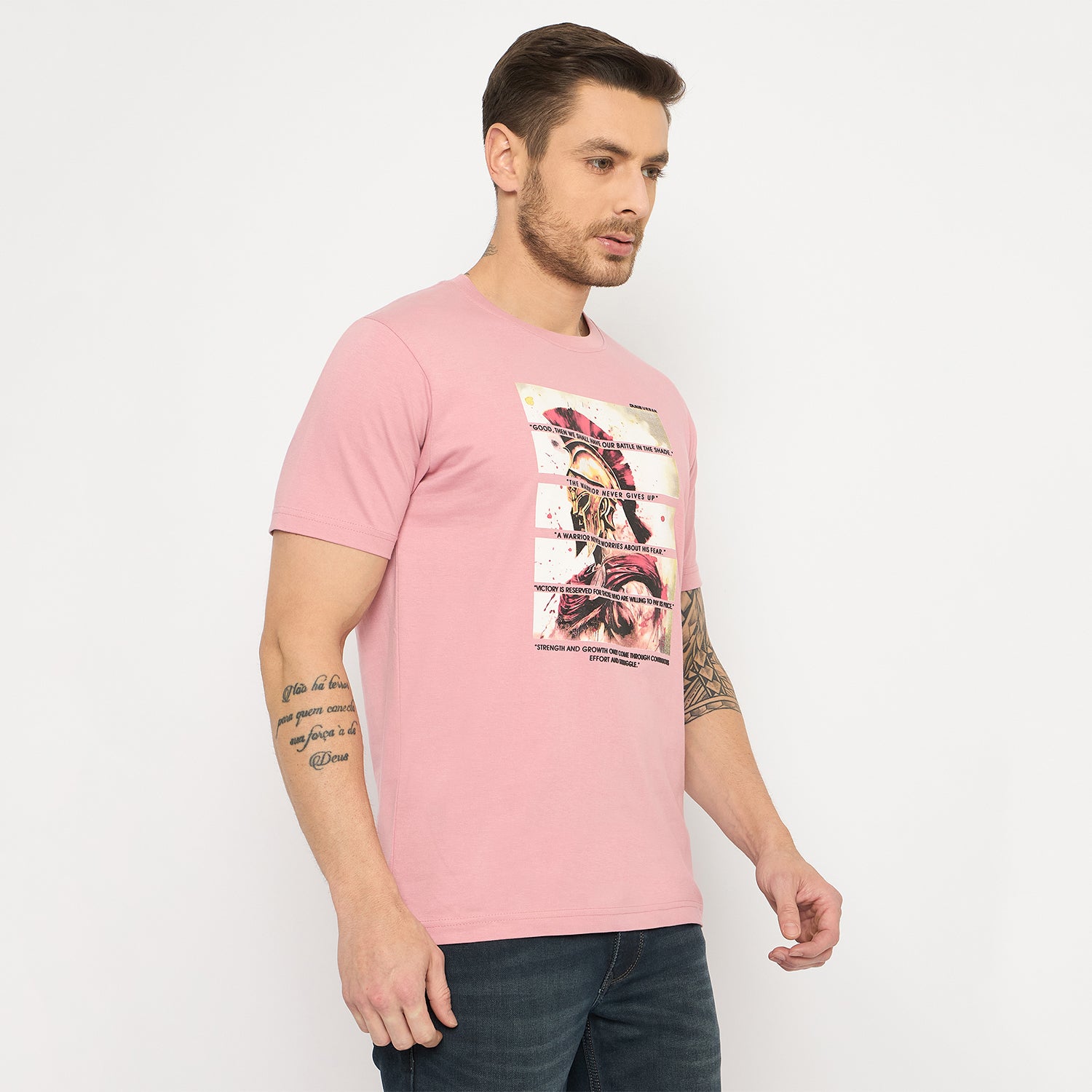 Duke Urban Men Half Sleeve Cotton Tshirt (LF7487)