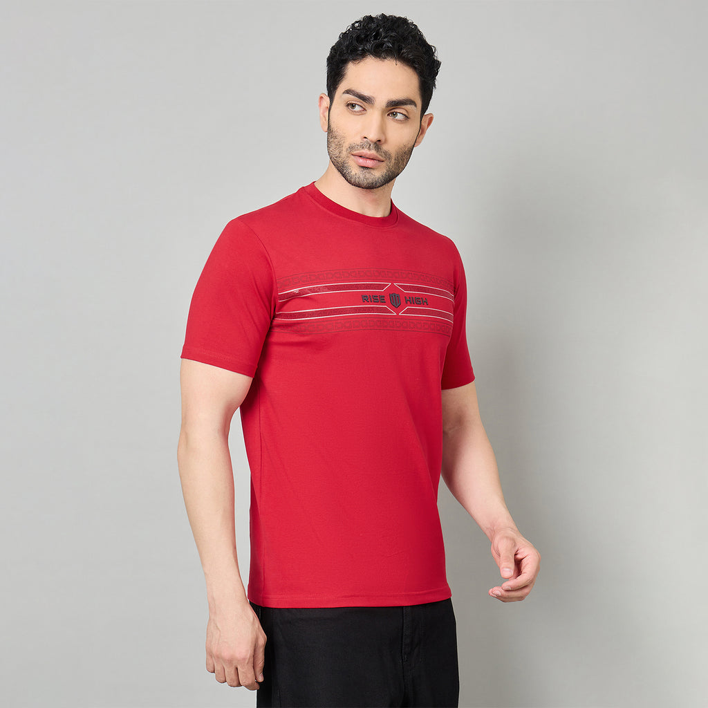 Duke Urban Men Half Sleeve Cotton Tshirt (LF7542)