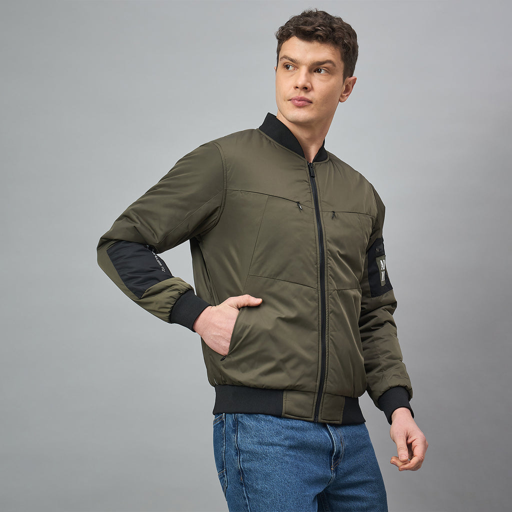 Duke Urban Men Full Sleeve Slim fit Bomber Jacket (SDZ3046N)