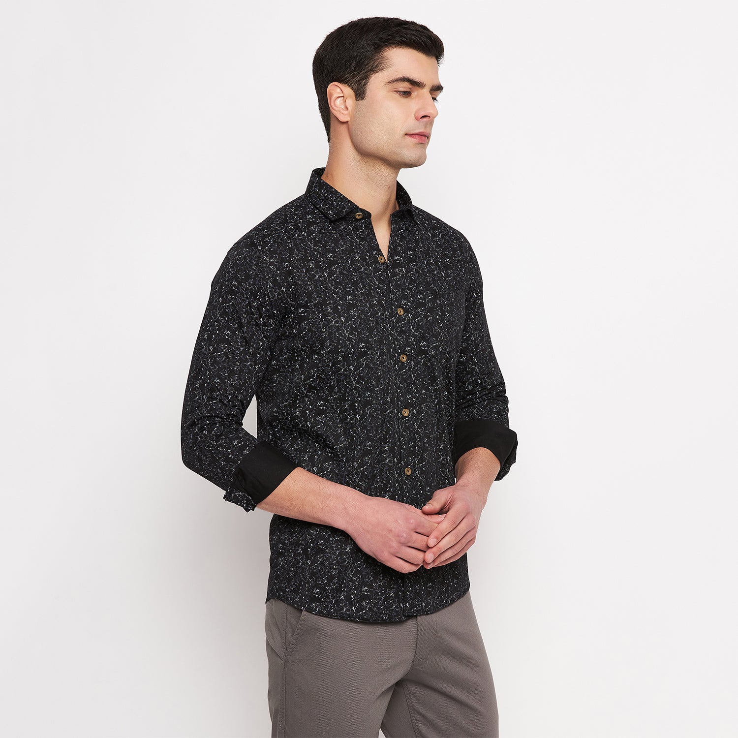 Duke Urban Men Full Sleeve Cotton Shirt (SDO8PRSM)