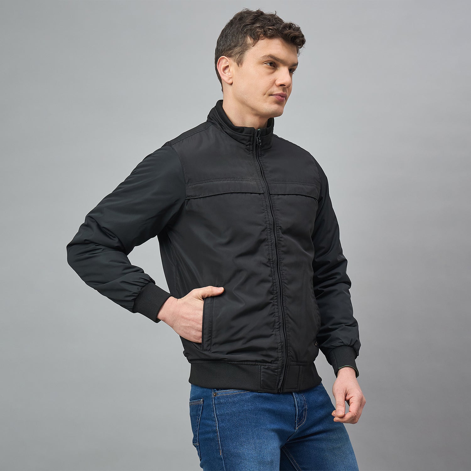 Duke Urban Men Full Sleeve Slim Fit Reversible Jacket (SDZ4081)