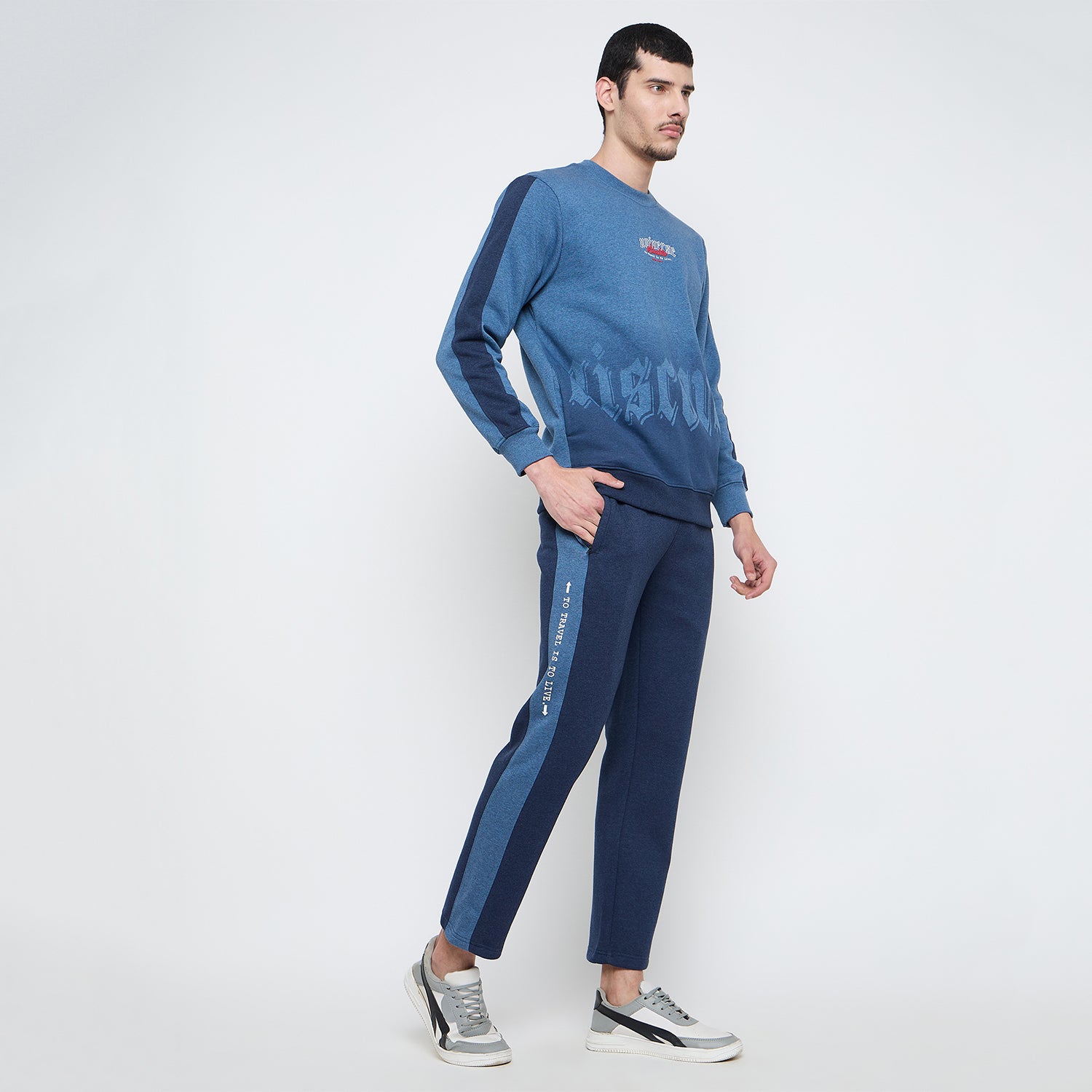 Duke Urban Men Round Neck Tracksuit (LF6037)