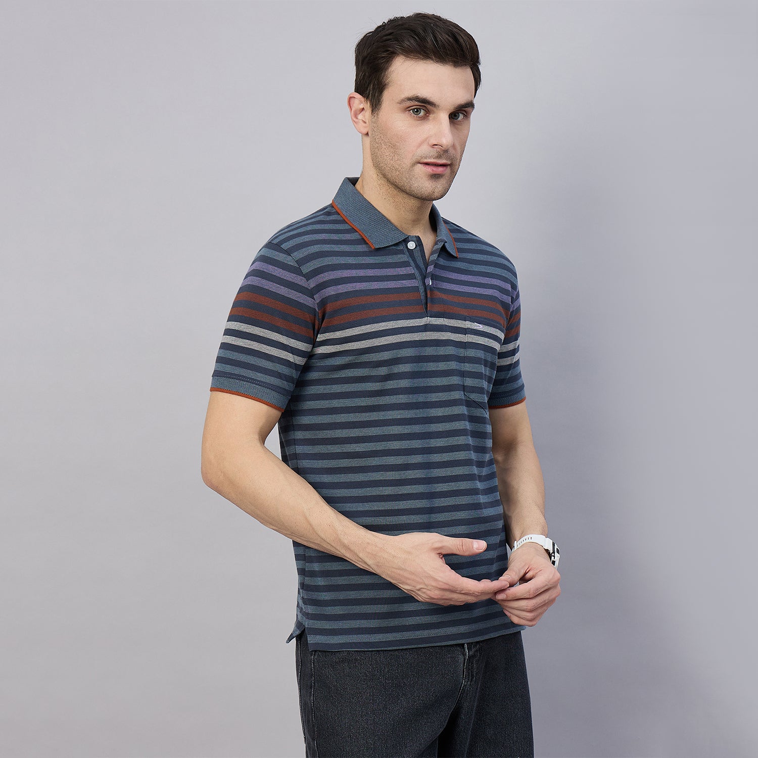 Duke Urban Men Half Sleeve Cotton Polo Tshirt (ON2121)