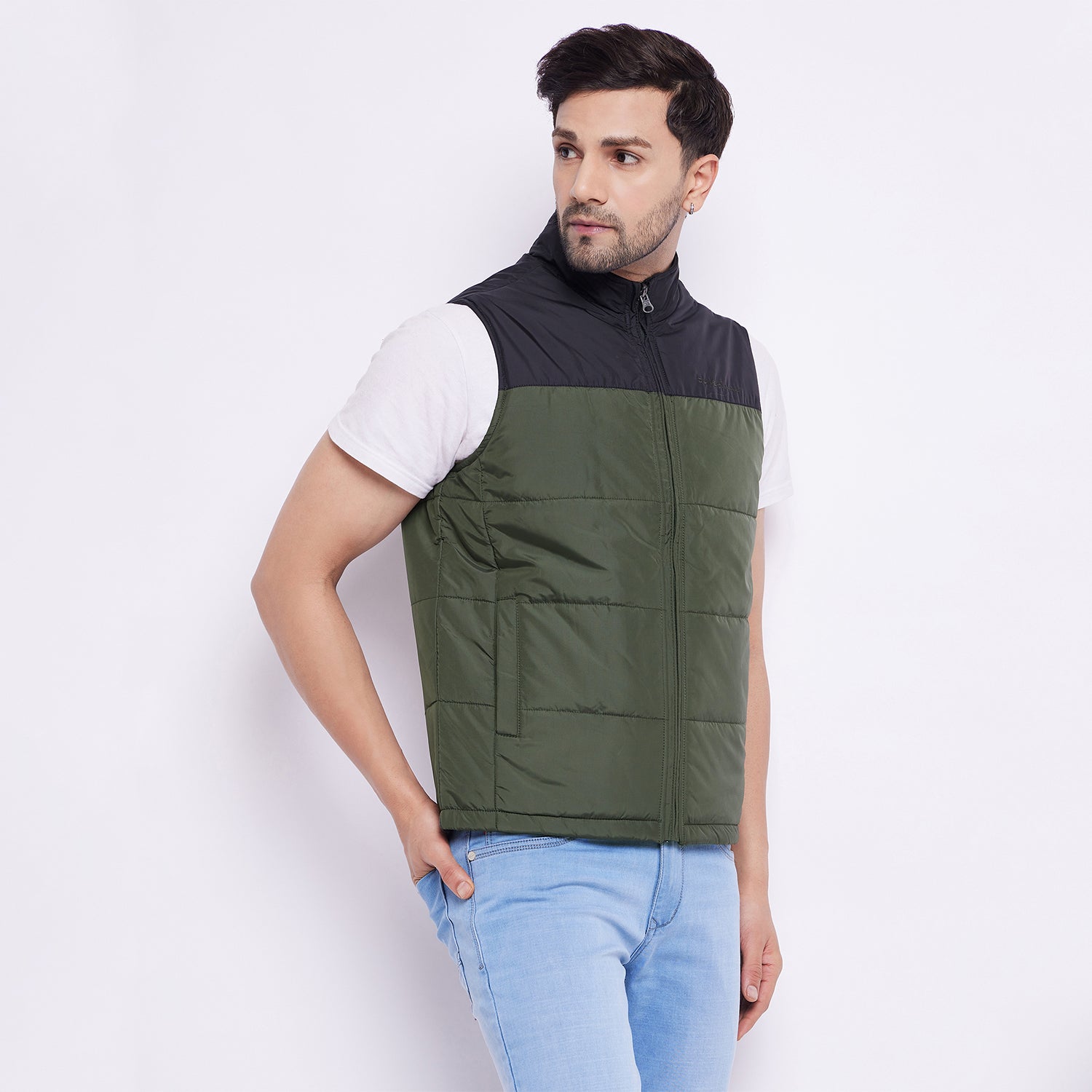 Duke Urban Men Sleeveless Reversible Jacket (SDZ3056)