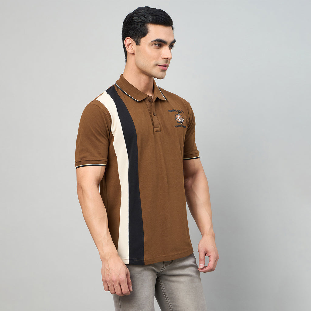 Duke Men Half Sleeve Cotton Regualr Fit Casual T-shirt (LF7910)